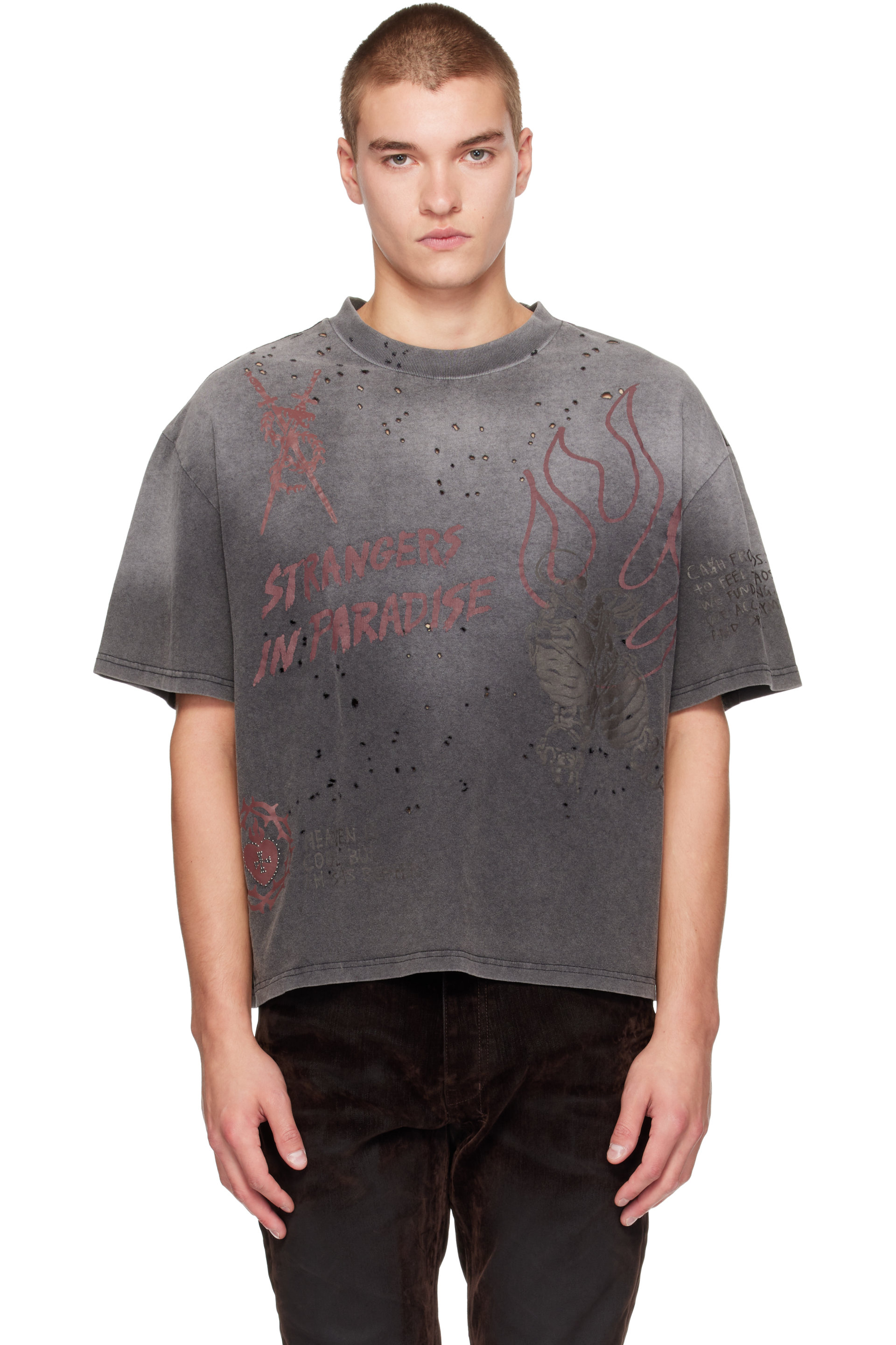 Ksubi - Gray Skool Halen S/S T-shirt