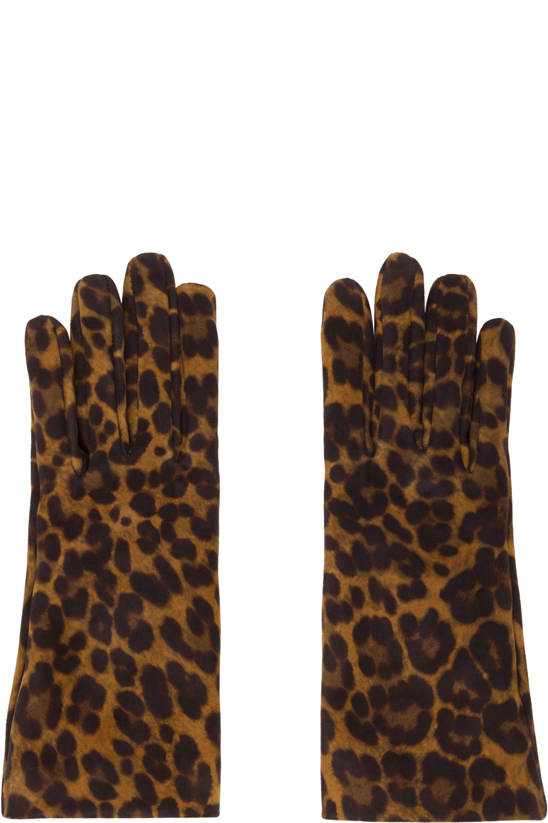 Gianvito Rossi - Brown Suede Gloves