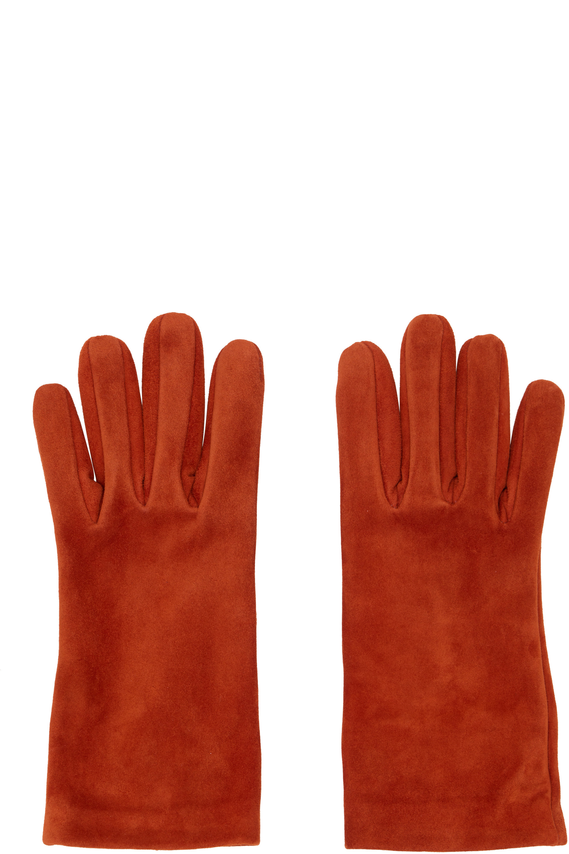 Gianvito Rossi - Red Suede Gloves