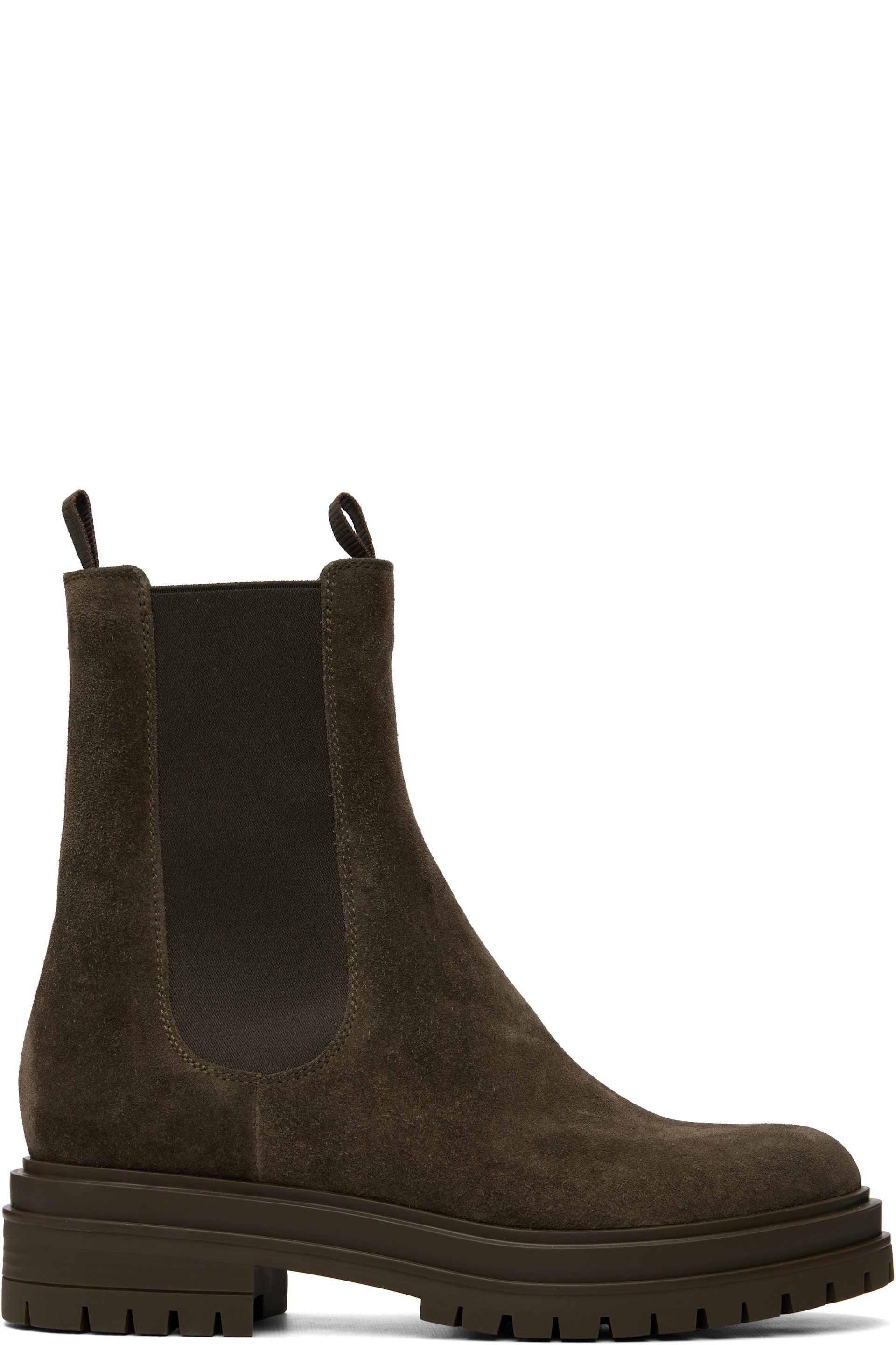 Gianvito Rossi - Khaki Chester Boots