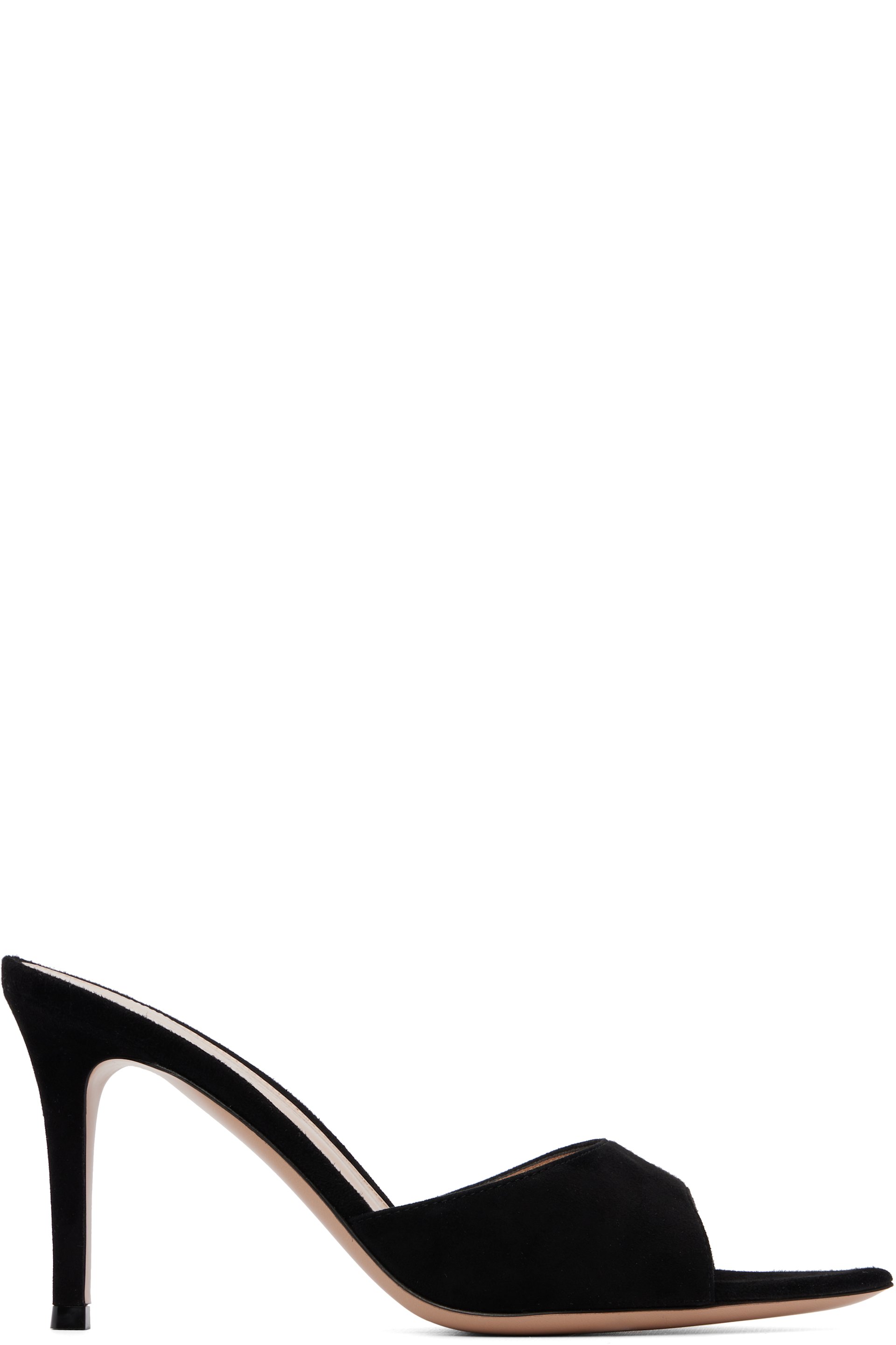 Gianvito Rossi - Sandales à talon Elle 85 noires