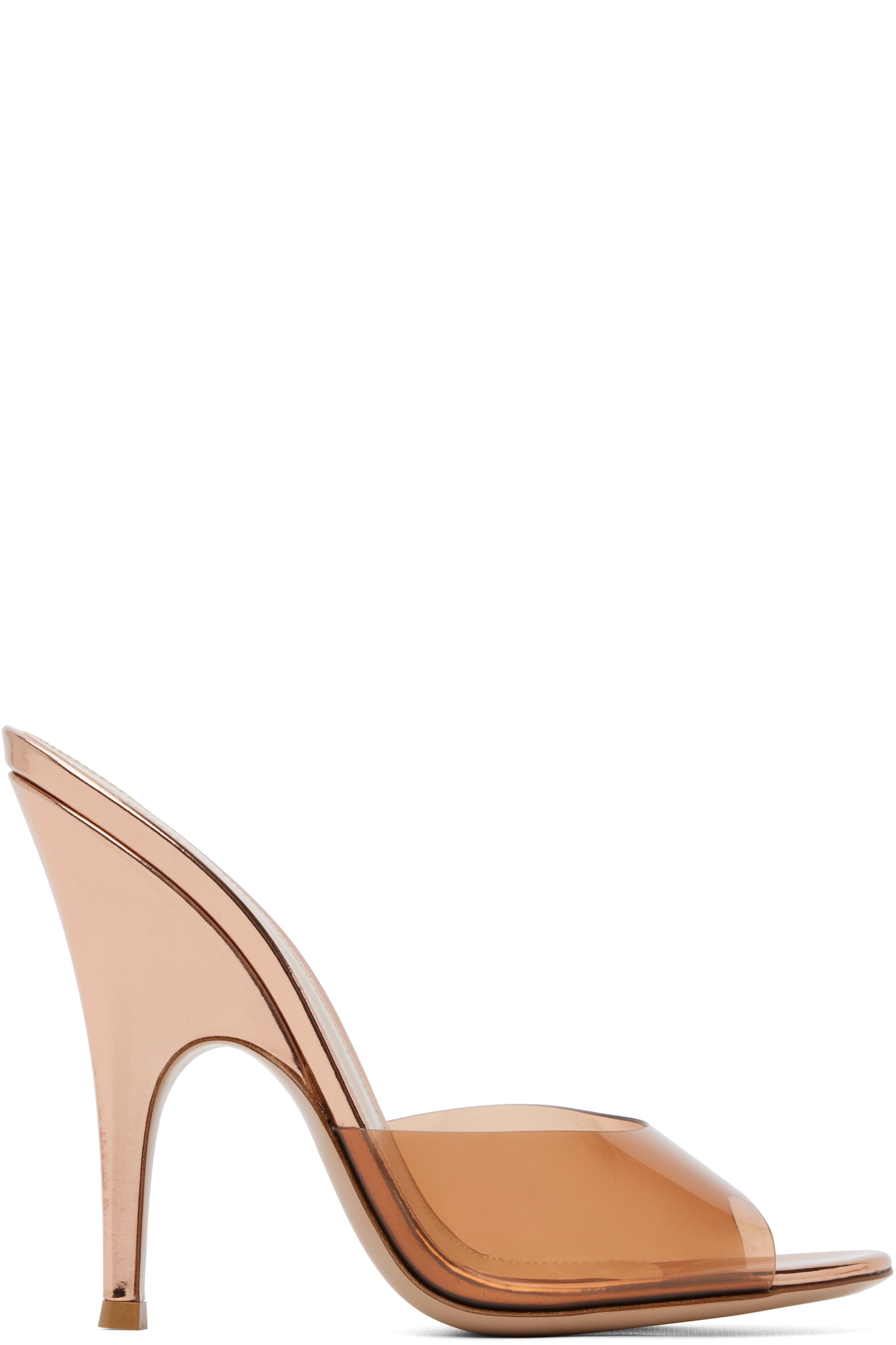 Gianvito Rossi - Sandales à talon de style mule Sofia roses