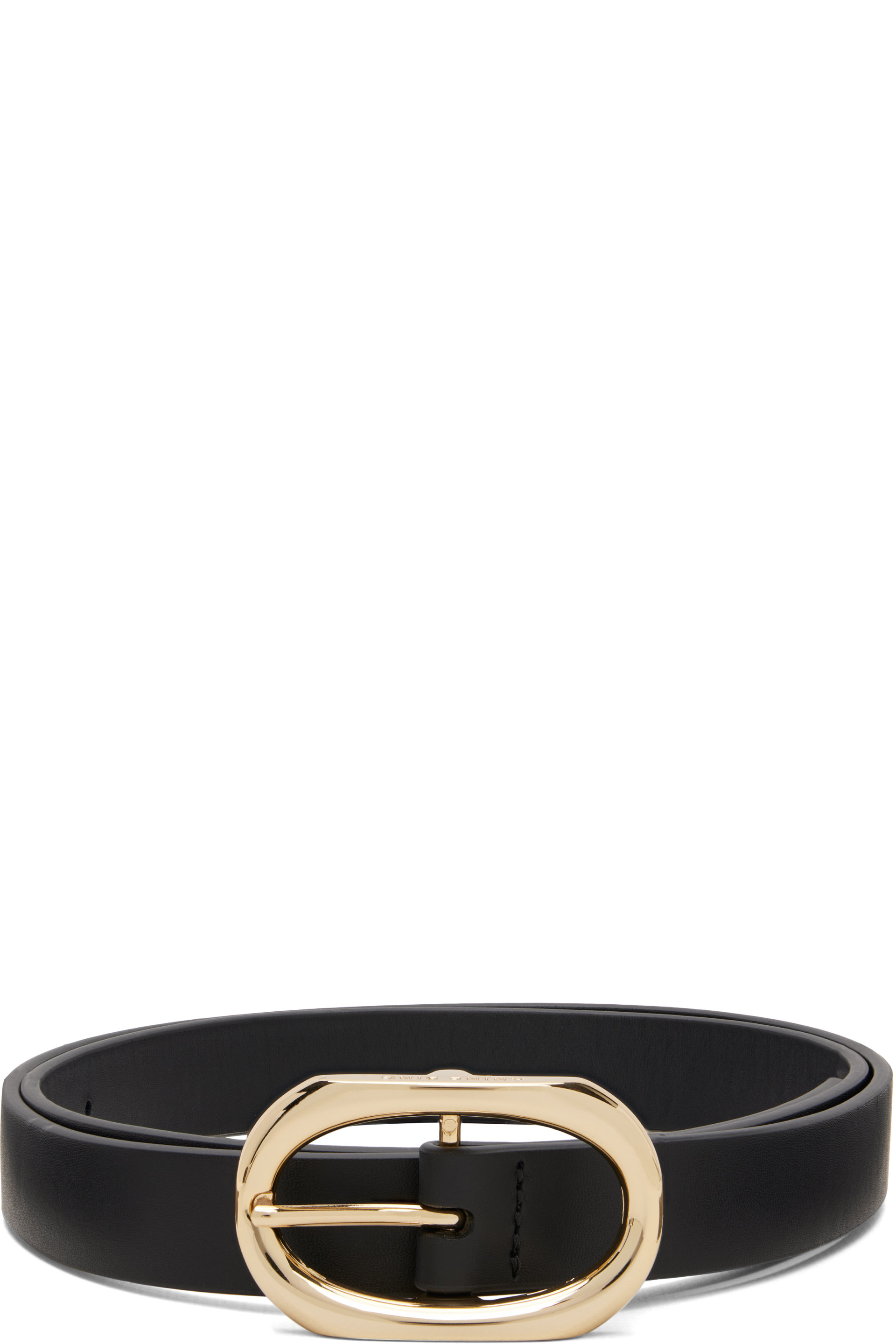 ANINE BING - Black Small Signature Link Belt