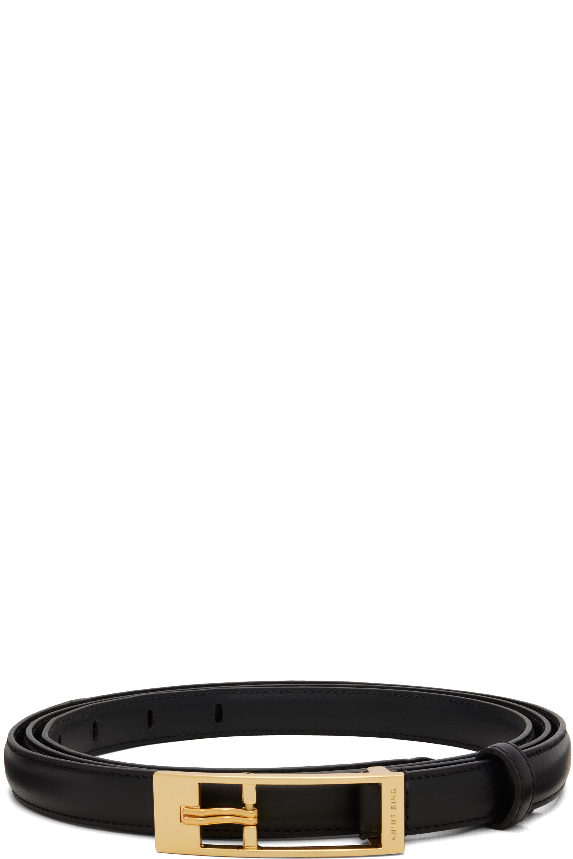 ANINE BING - Black Double Elly Belt