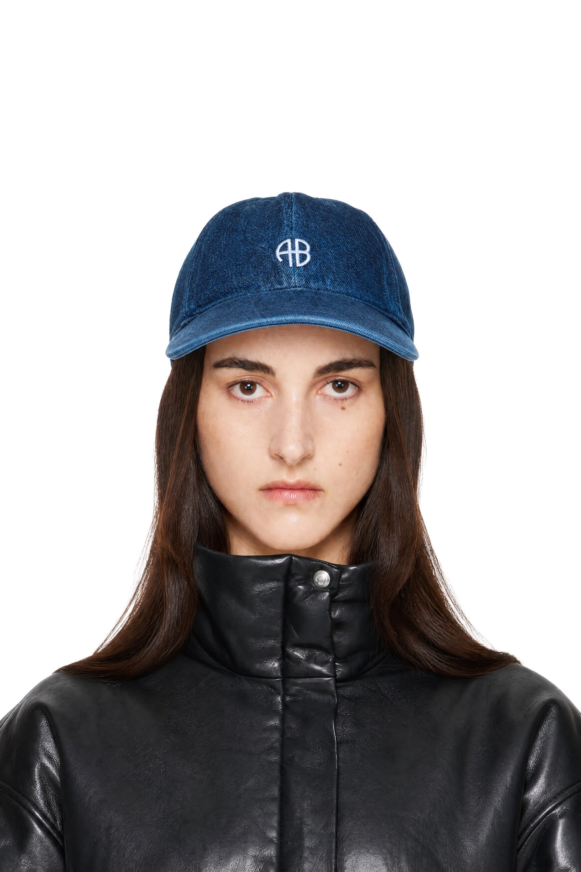 ANINE BING - Blue Jeremy 'AB' Baseball Cap