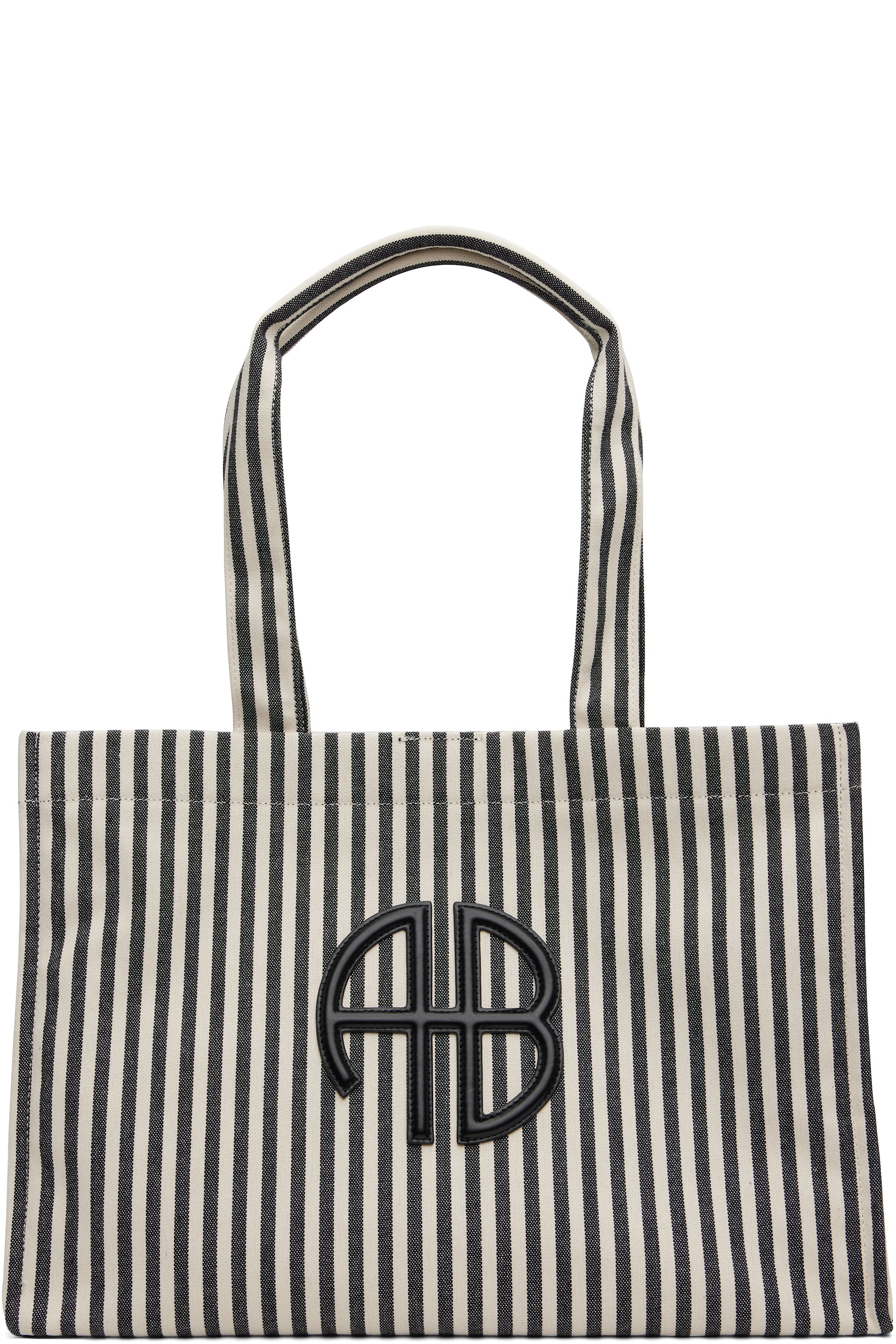 ANINE BING - White & Black Lara Tote