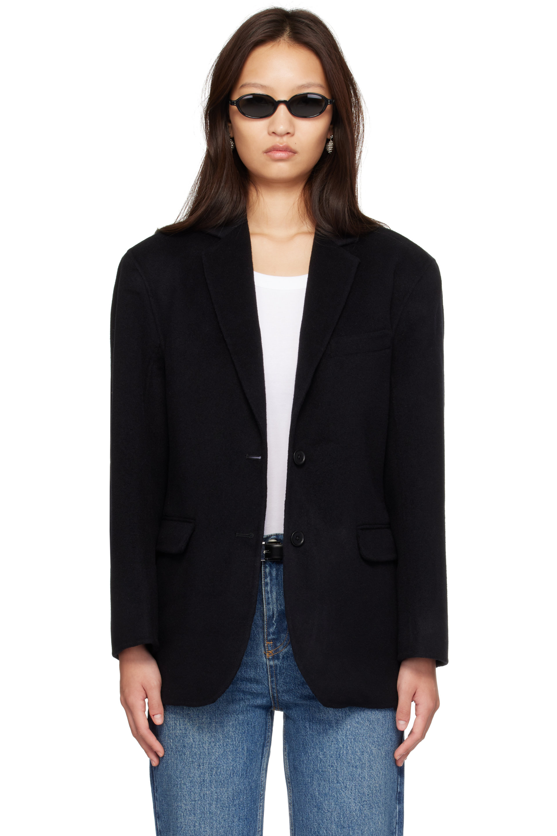 ANINE BING - Black Quinn Blazer
