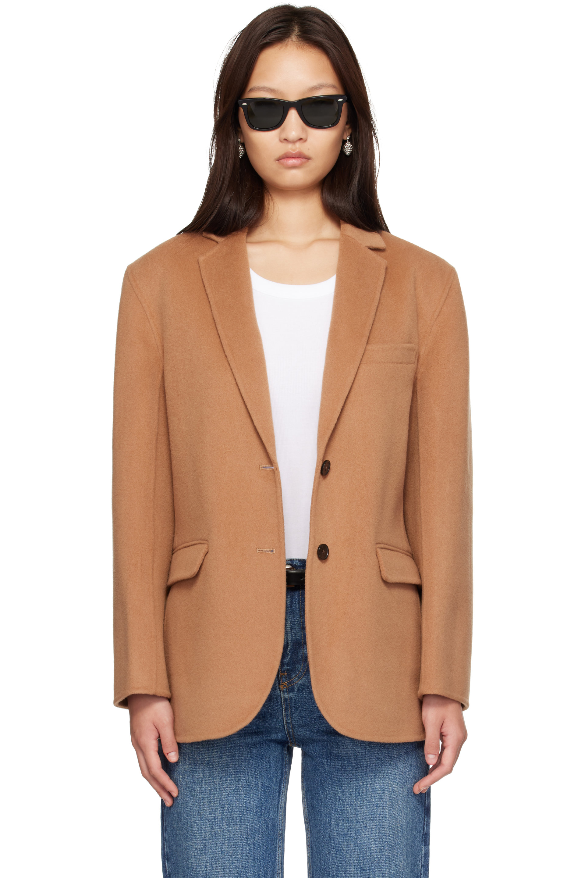 ANINE BING - Tan Quinn Blazer