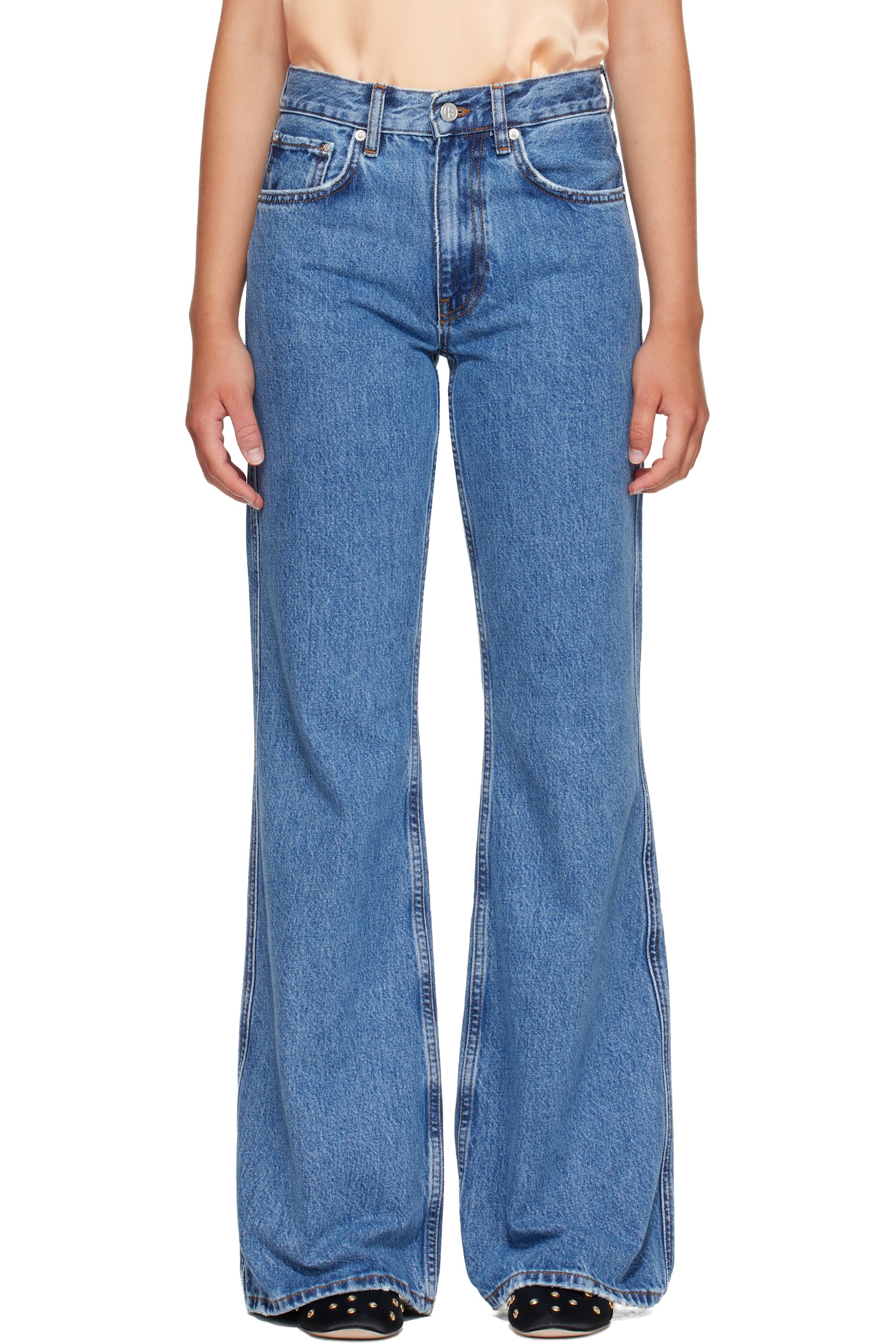 ANINE BING - Blue Wyatt Jeans
