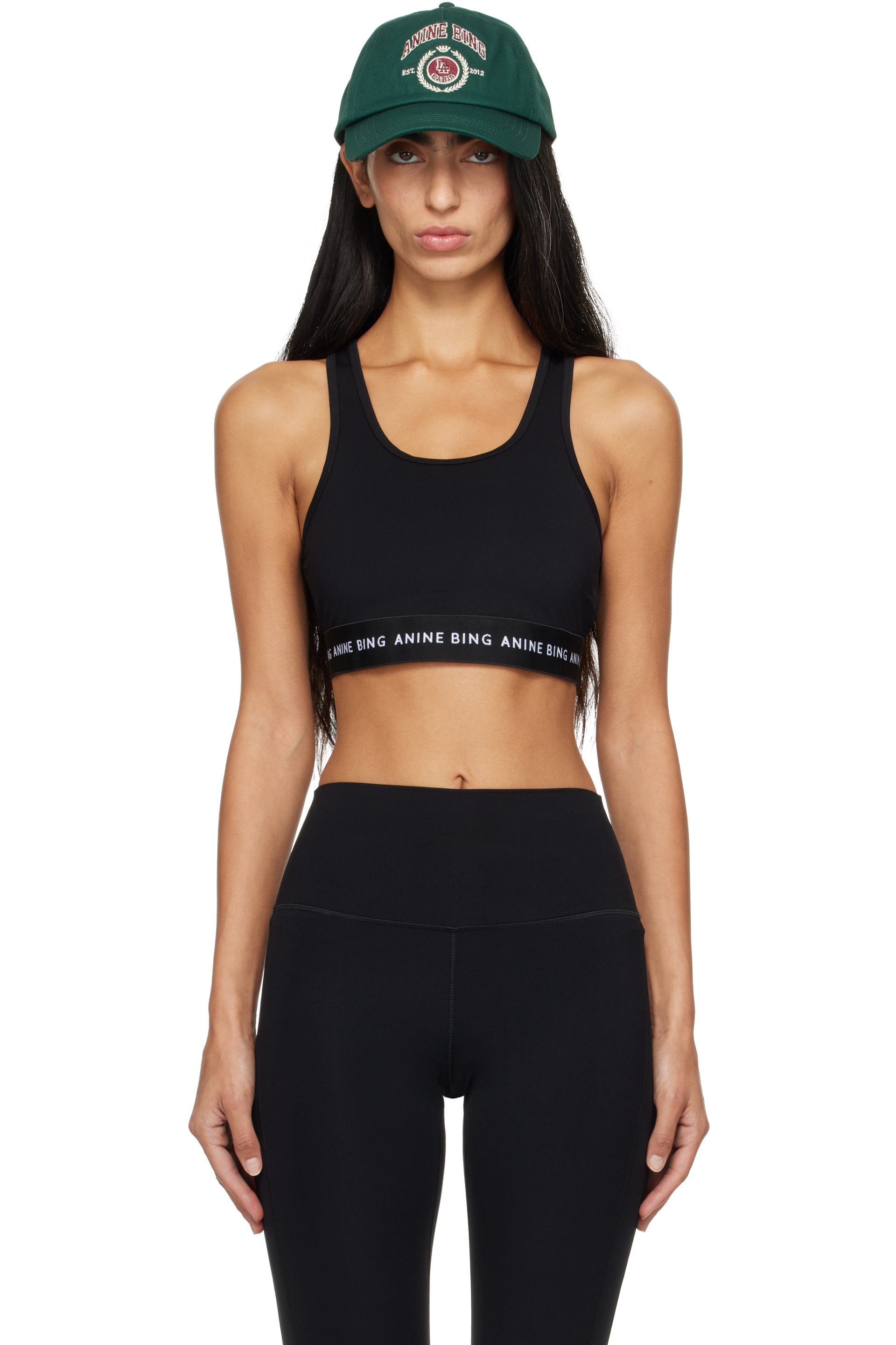 ANINE BING - Black Nono Sport Bra