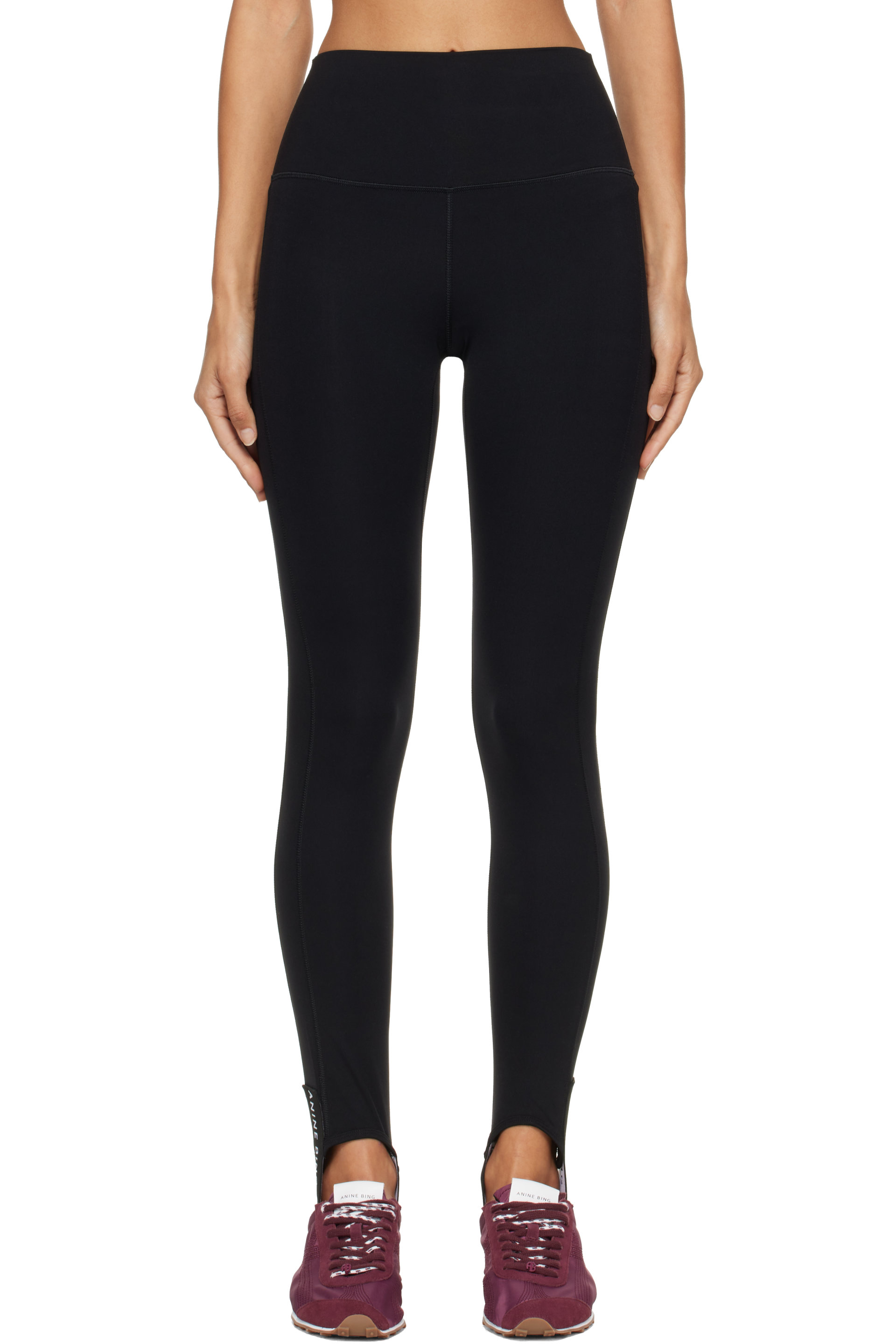 ANINE BING - Black Fuse Leggings