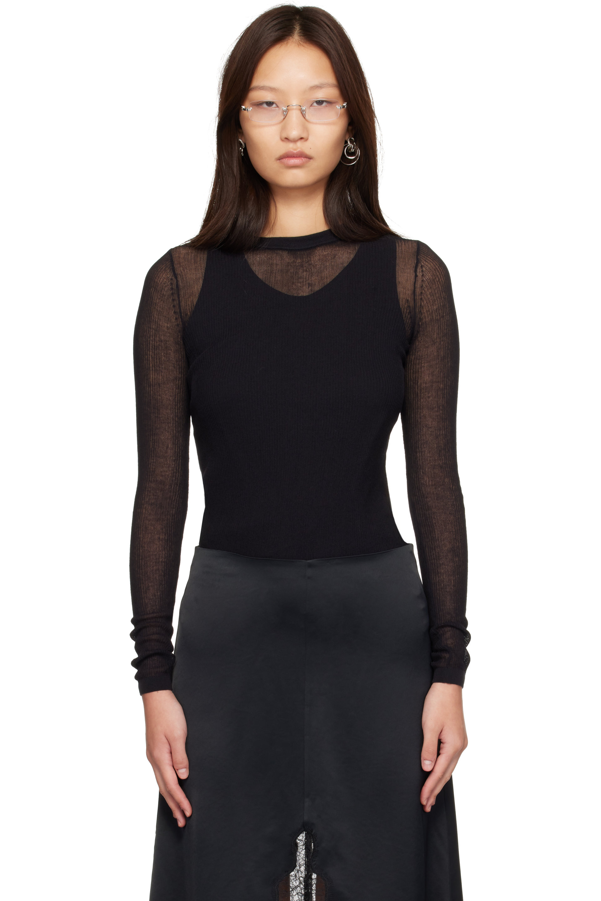 ANINE BING - Black Tiana Sweater