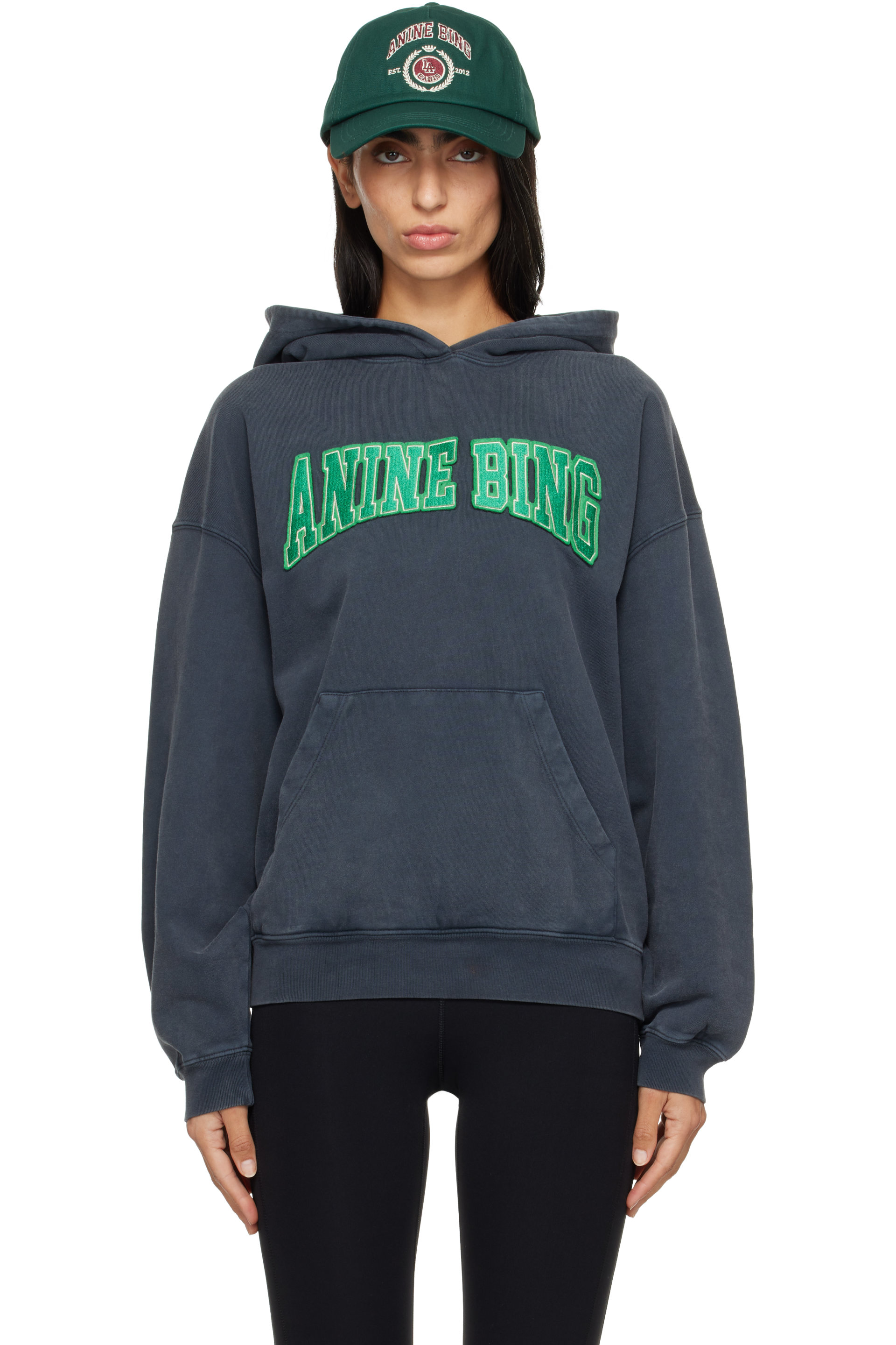 ANINE BING - Black Harvey Hoodie