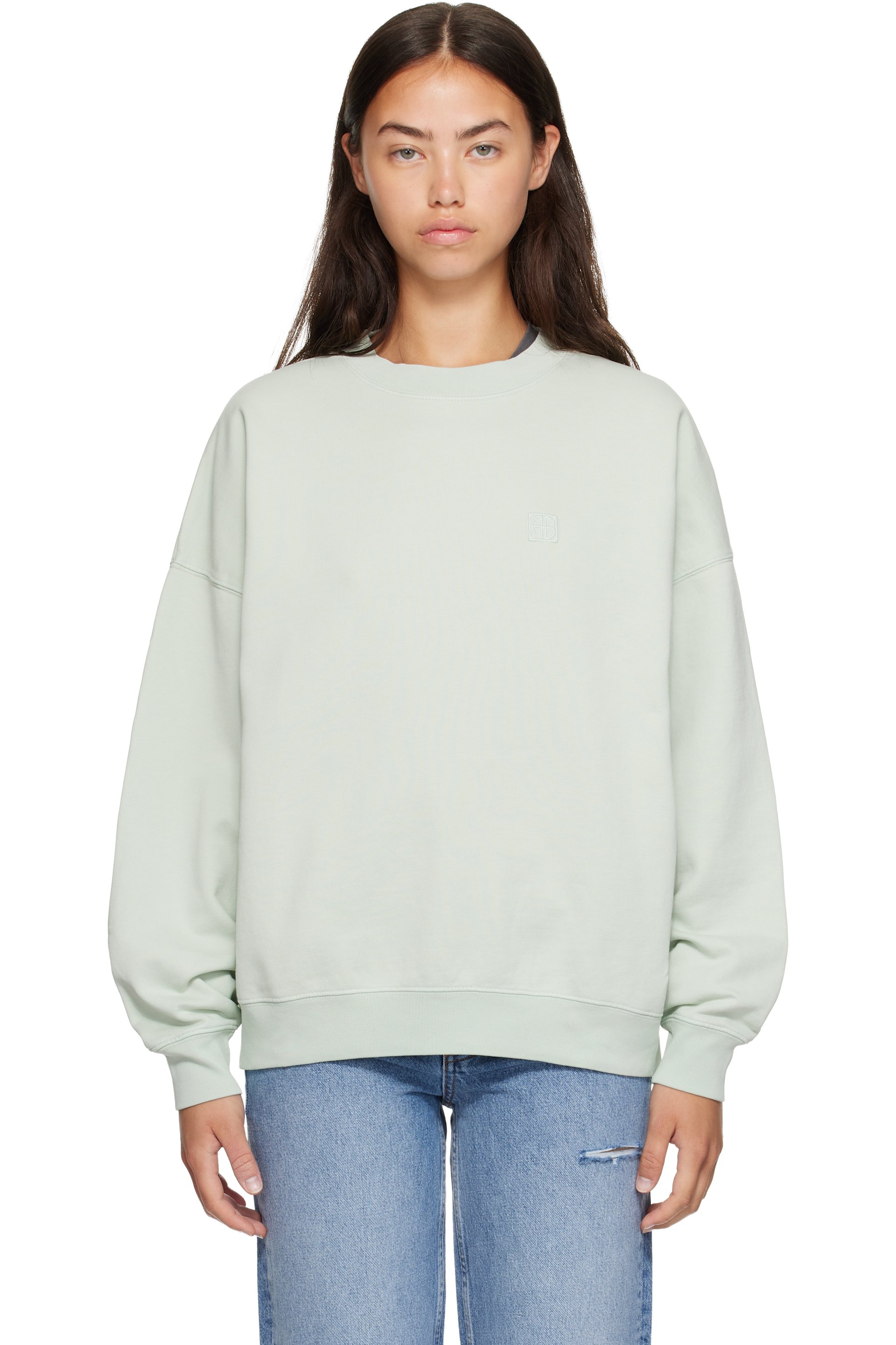 ANINE BING - Green Miles Sweatshirt