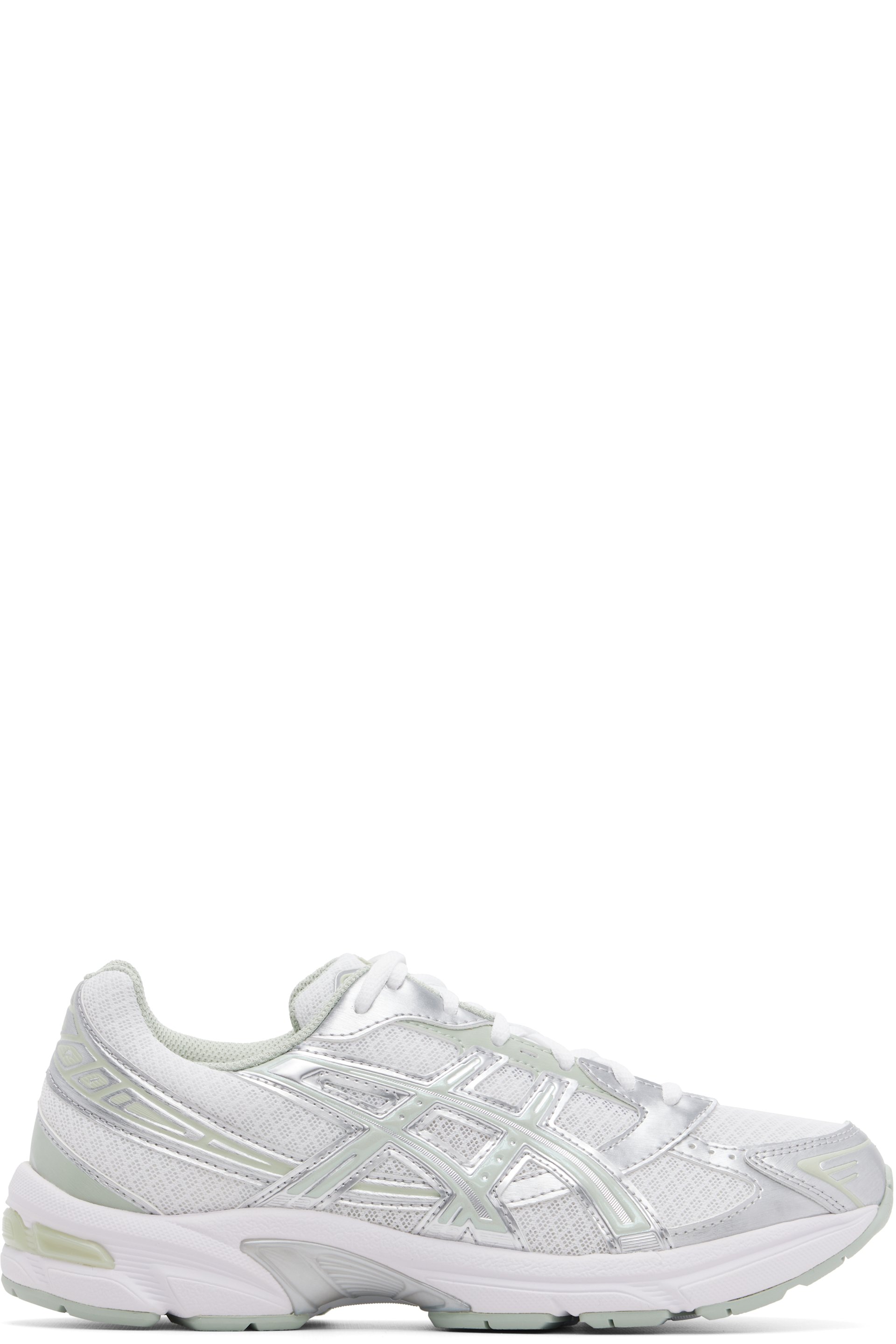ASICS - White & Green Gel-1130 Sneakers
