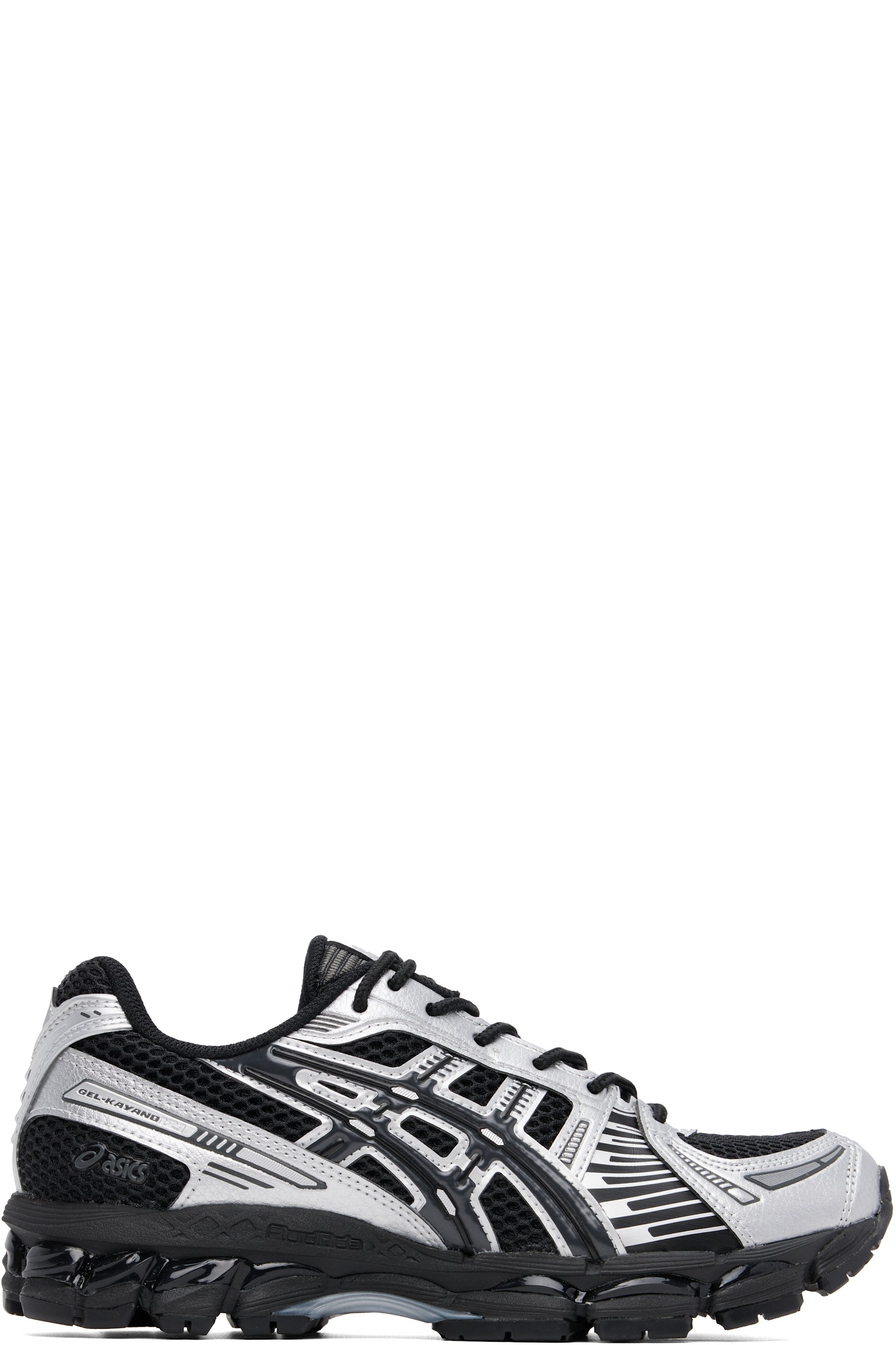 ASICS - Black & Silver Gel-Kayano 12.1 Sneakers