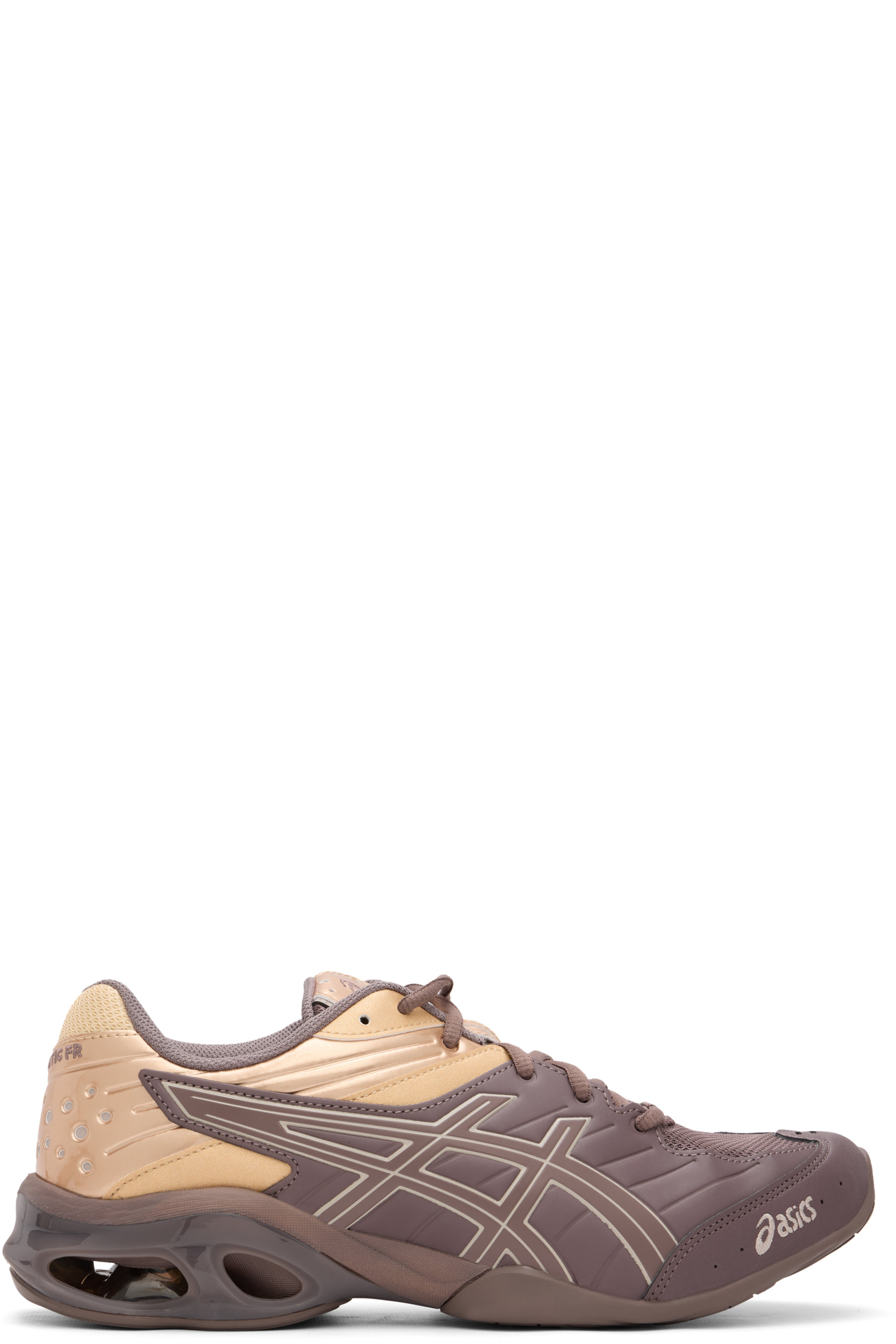 ASICS - Brown & Beige Gel-Kinetic FR Sneakers