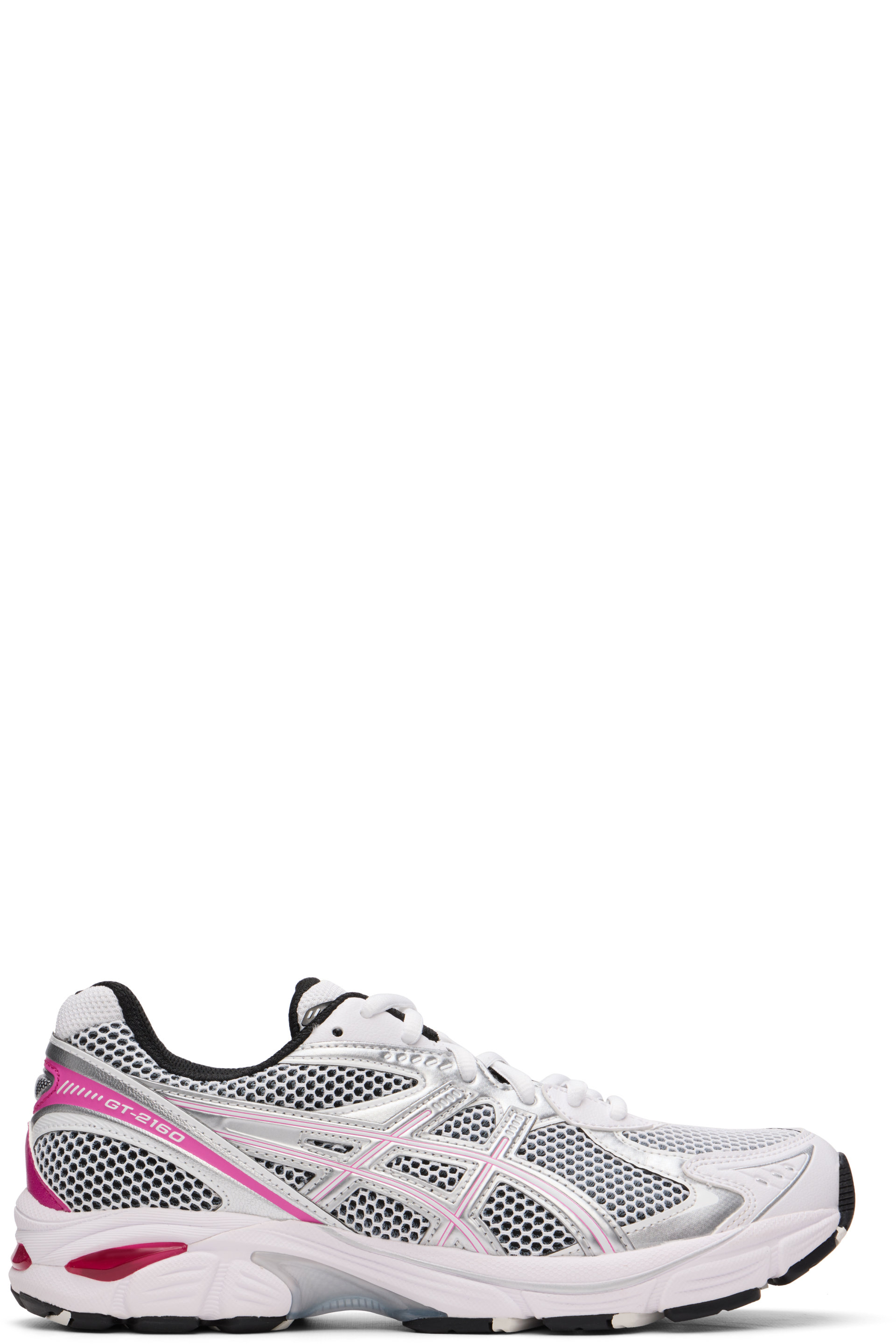 ASICS - White & Pink GT-2160 Sneakers