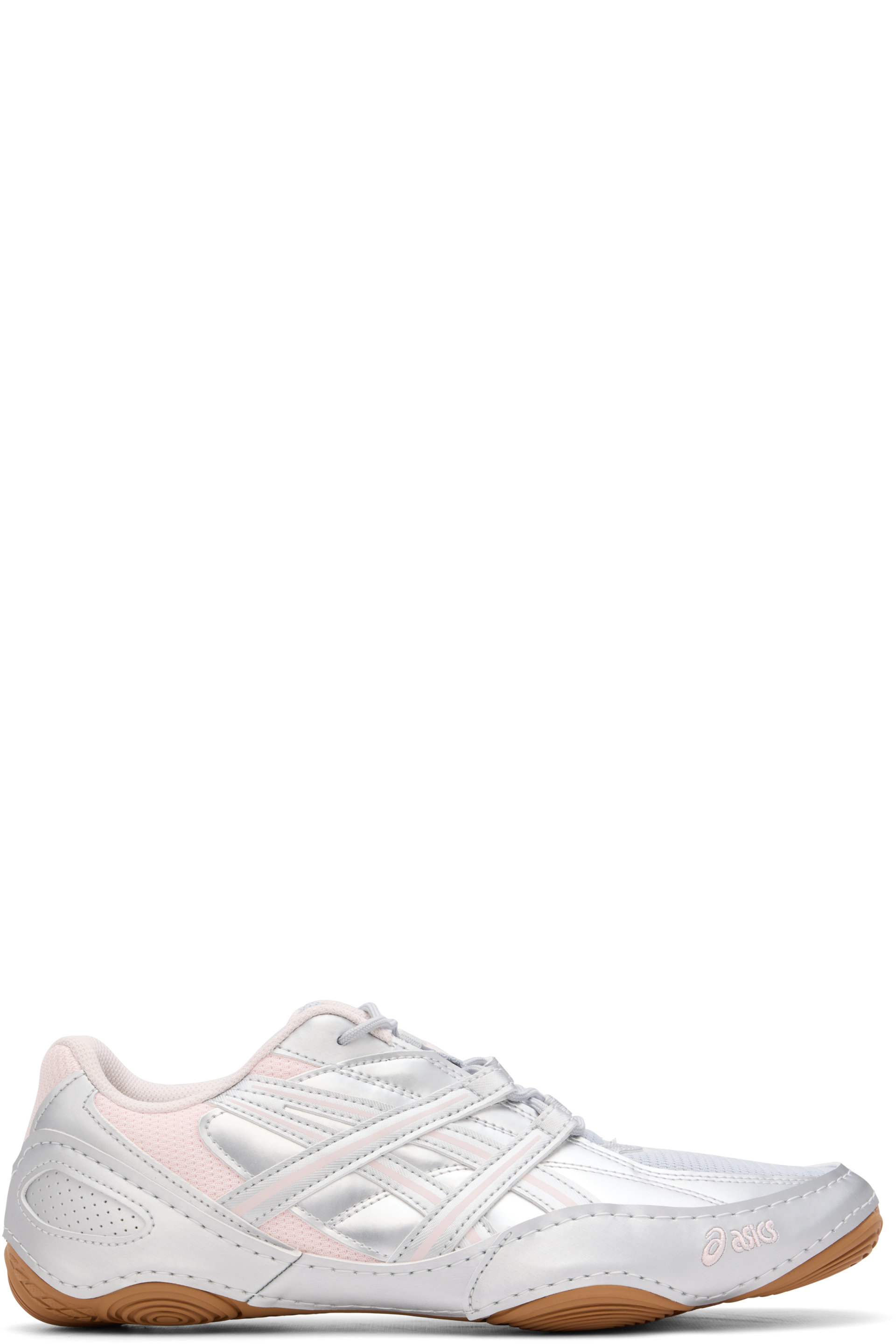 ASICS - Silver & Pink Hypersync Sneakers