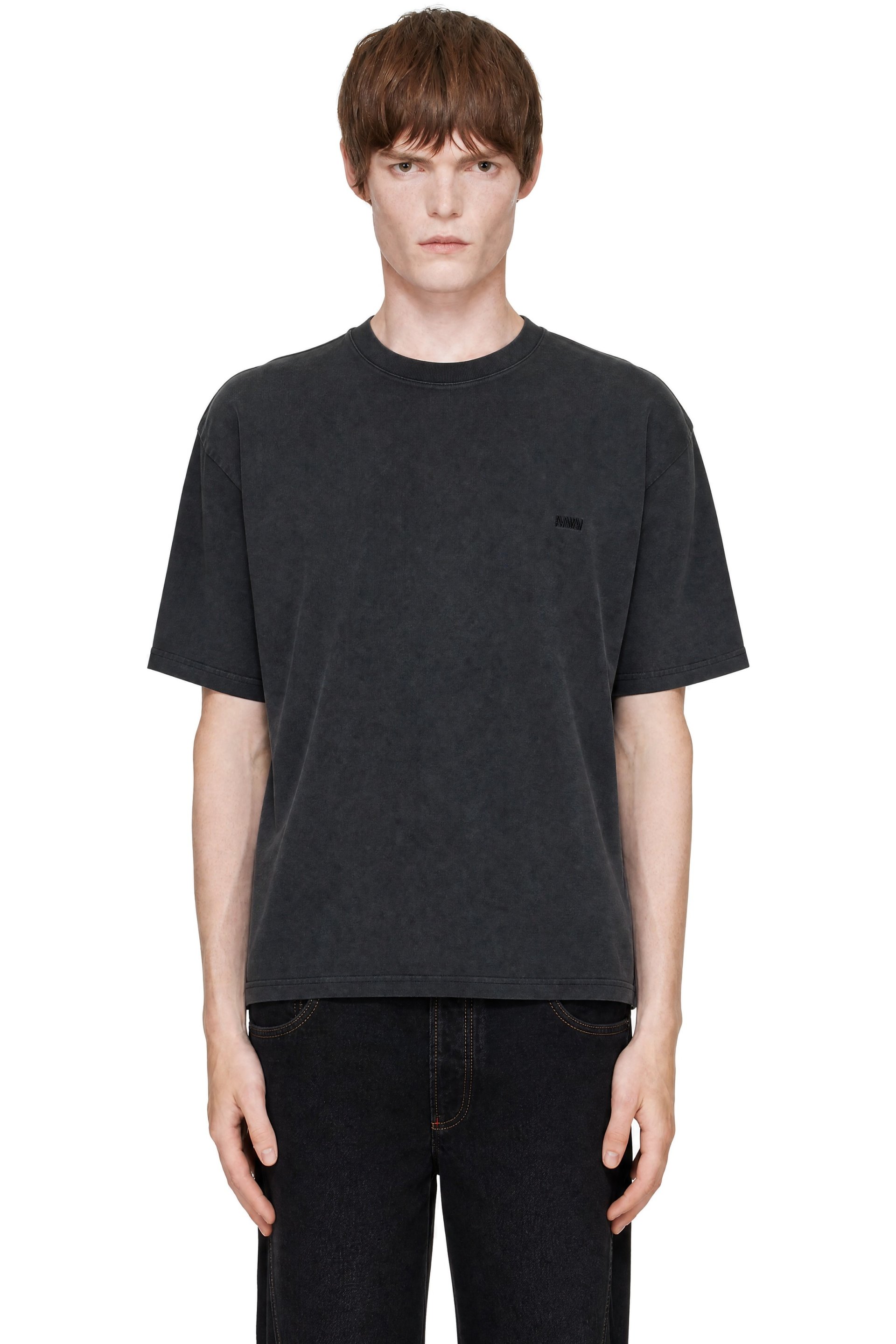 AVAVAV - Black 'Avavav' Logo T-shirt