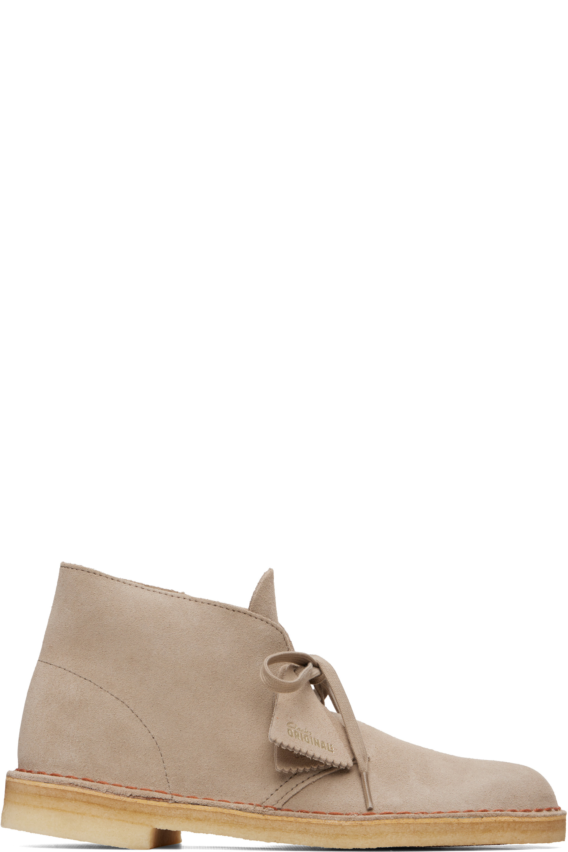 Clarks Originals - Taupe Suede Desert Boots