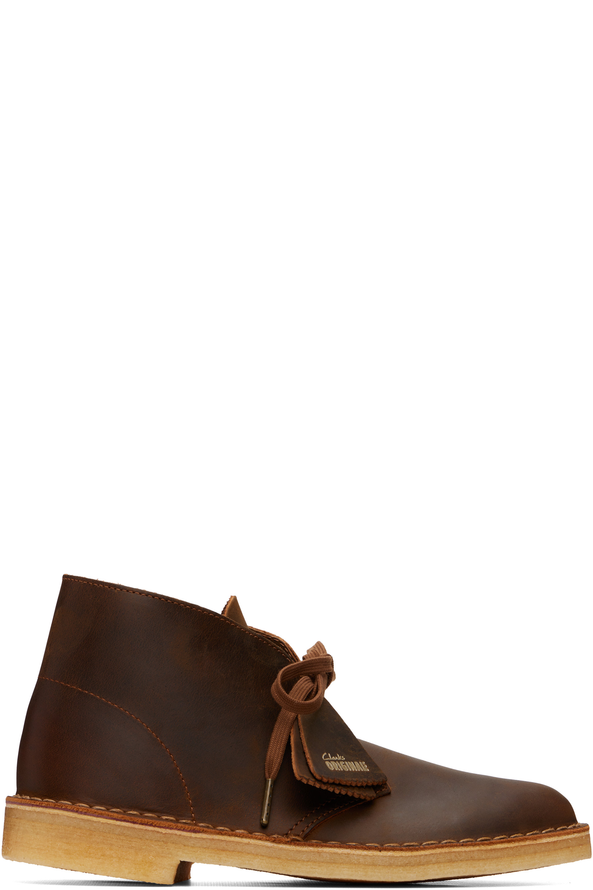 Clarks Originals - Brown Leather Desert Boots