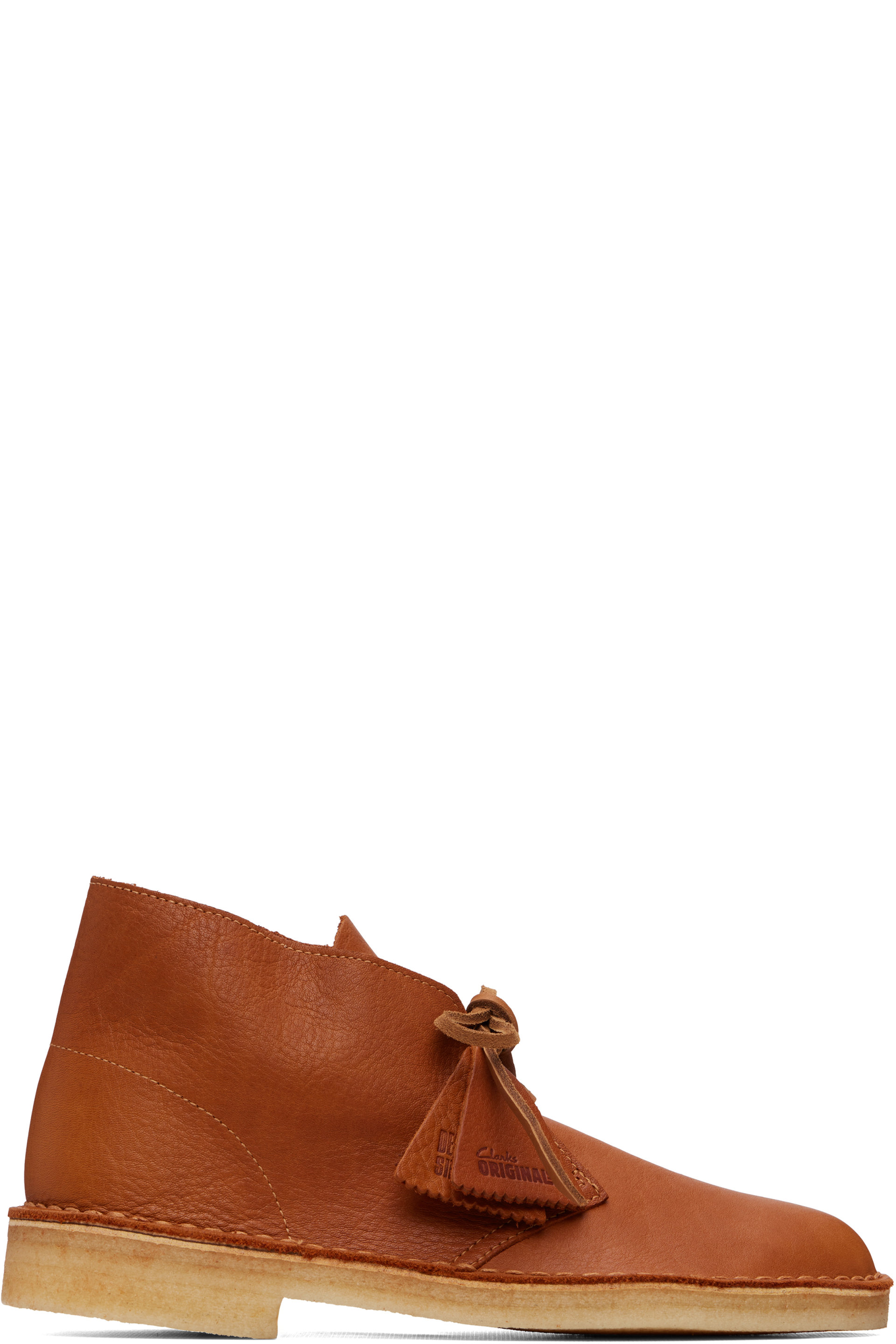 Clarks Originals - Tan Leather Desert Boots