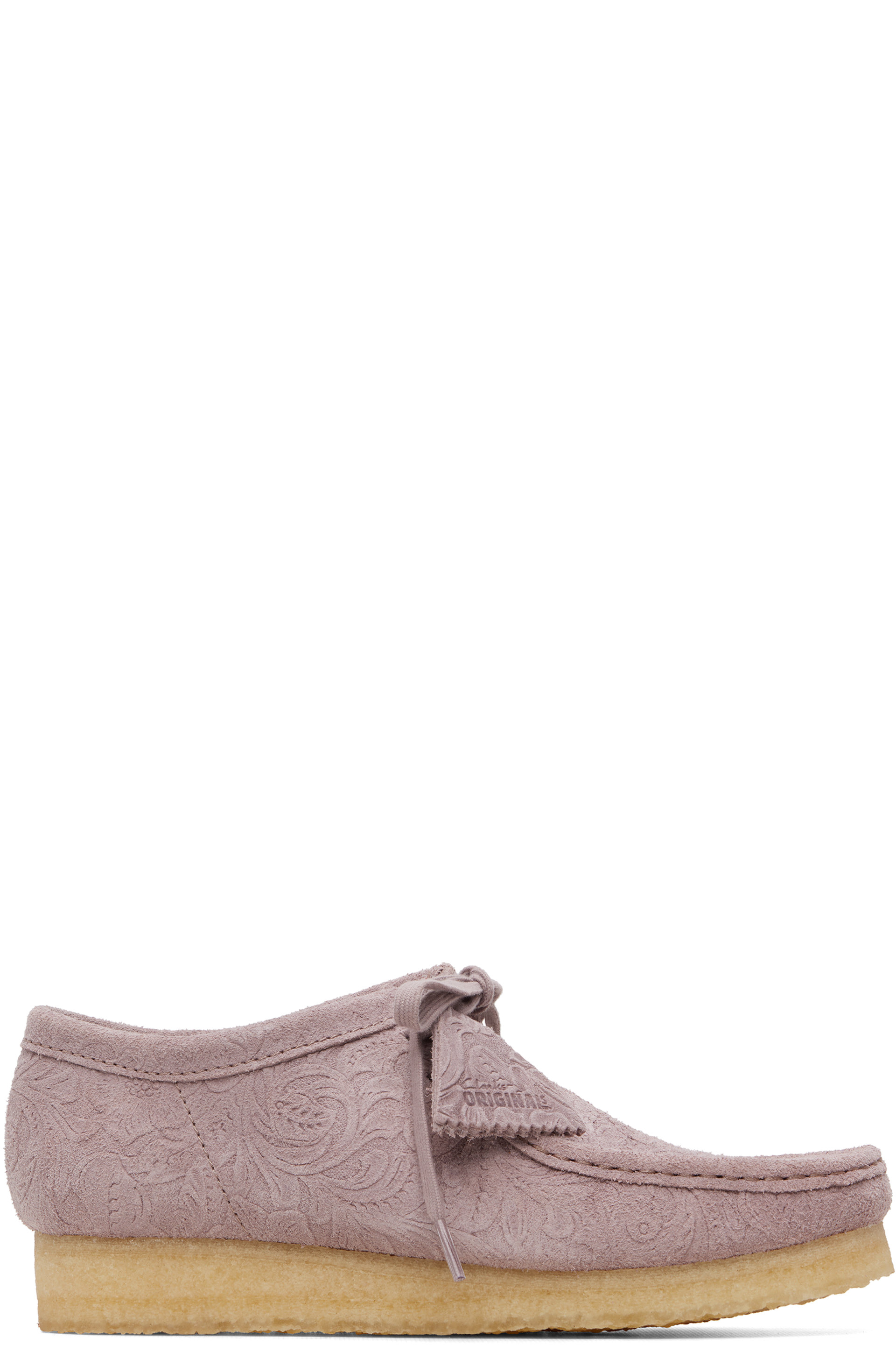 Clarks Originals - Purple Wallabee Derbys