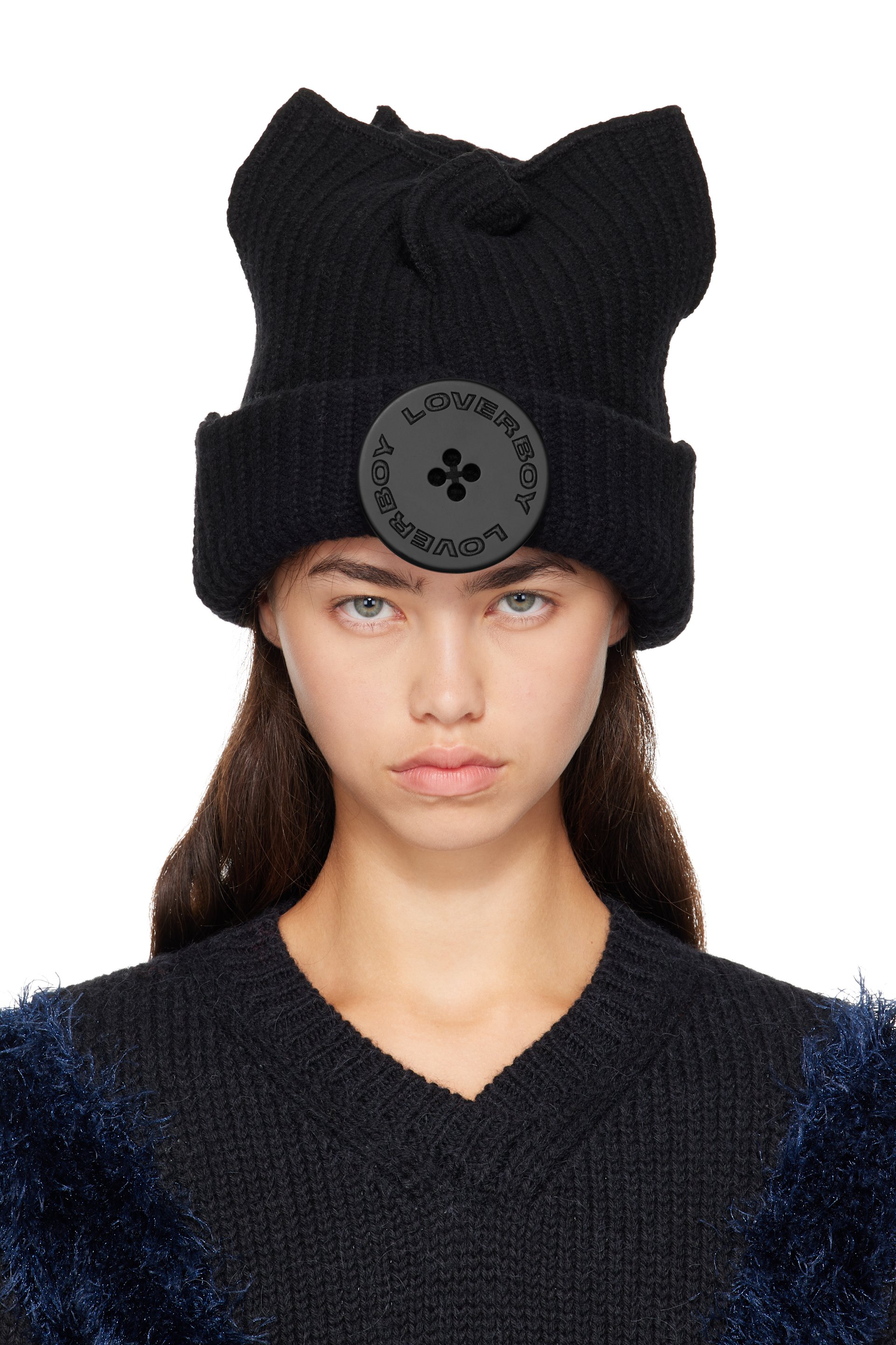 Charles Jeffrey LOVERBOY - Bonnet noir à bouton