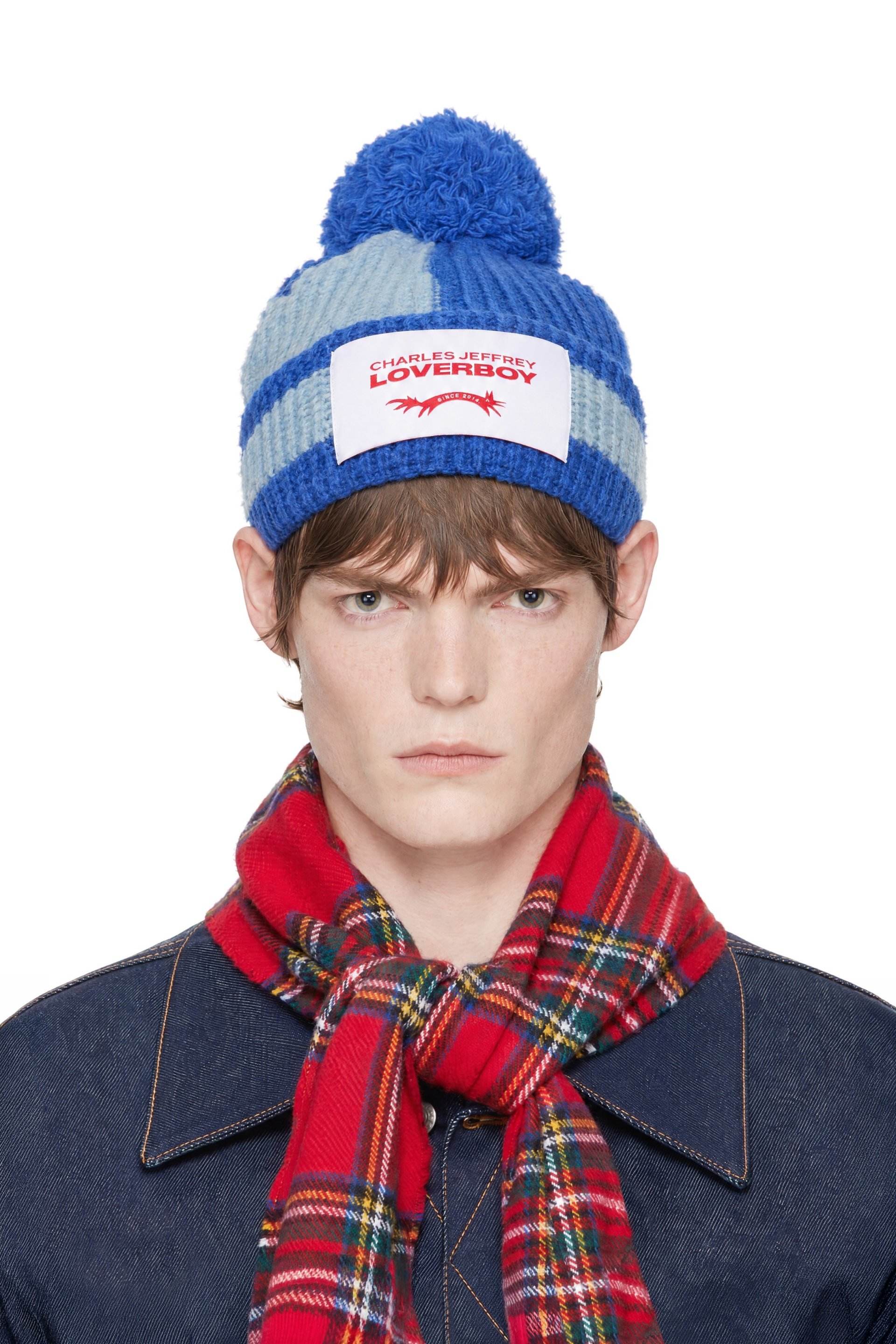 Charles Jeffrey LOVERBOY - Bonnet bleu à pompon