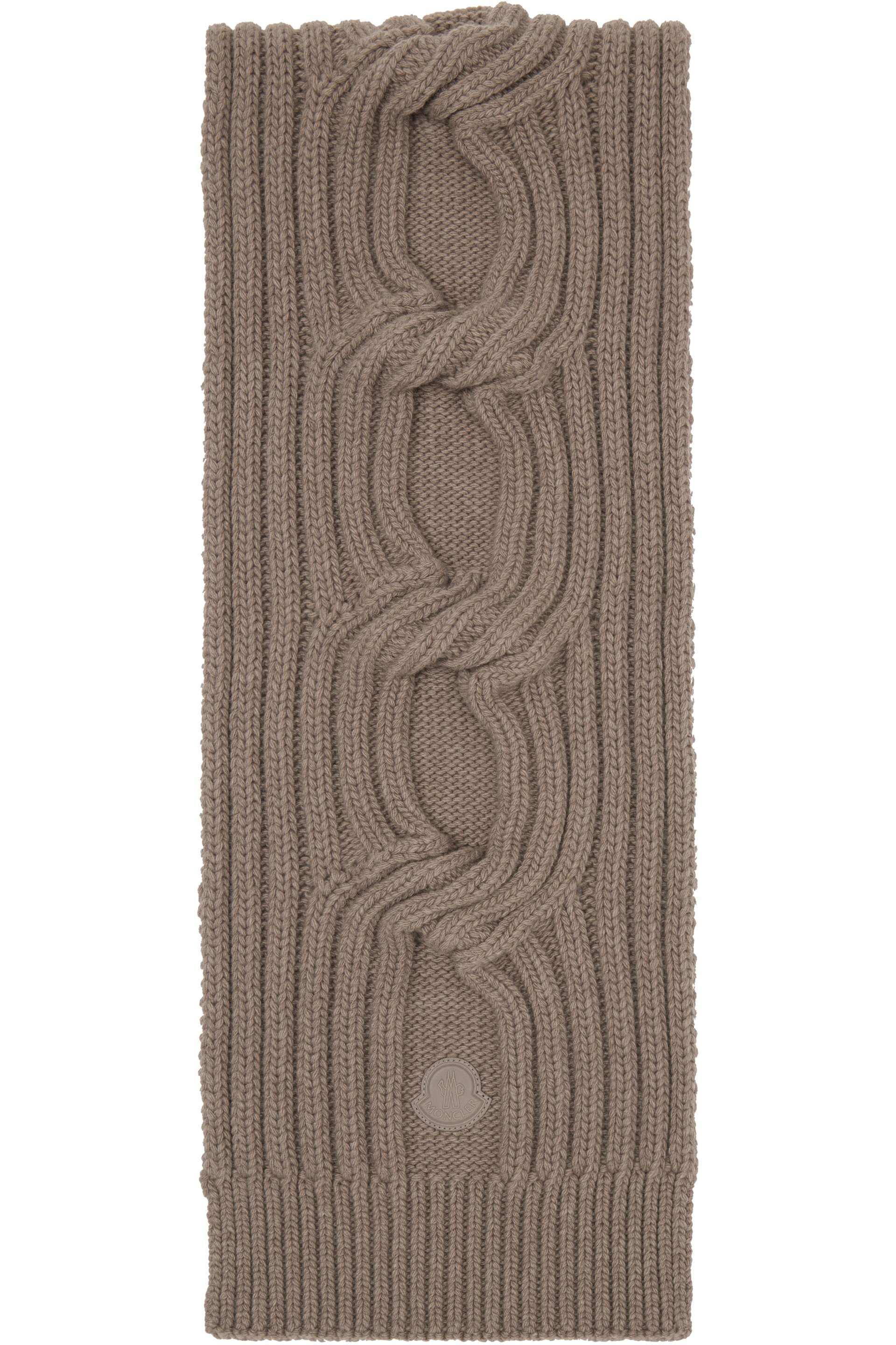 Moncler - Beige Wool-Cashmere Blend Scarf