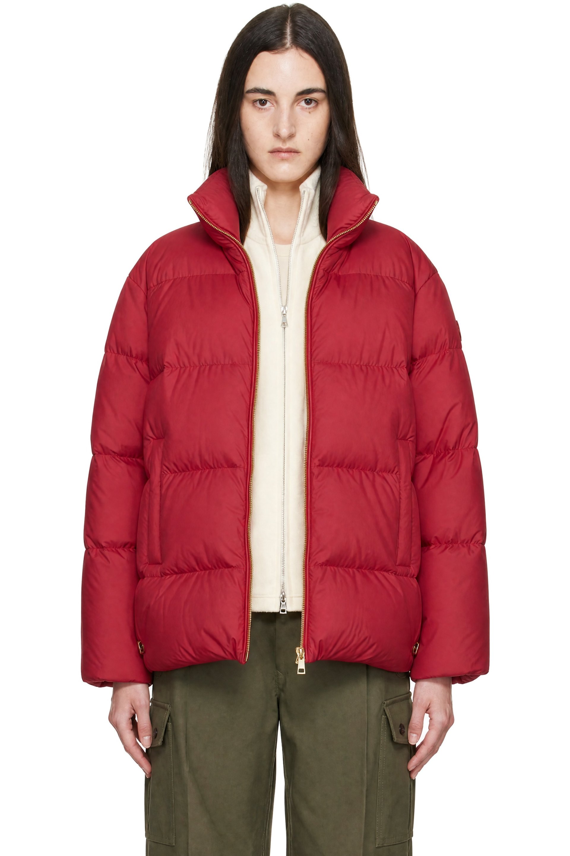Moncler - Red Vivantesse Down Jacket