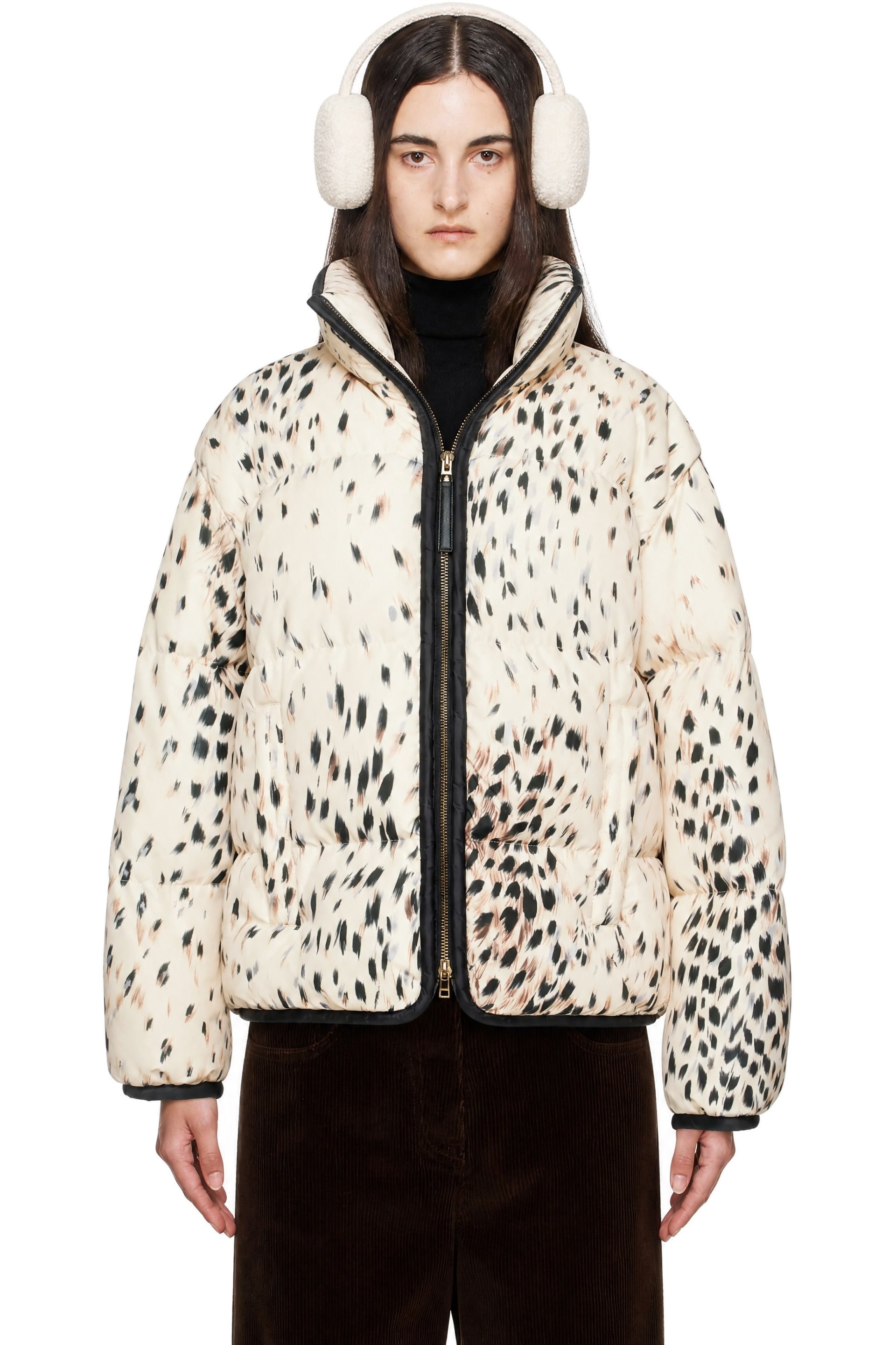 Moncler - Beige Rayonnant Zip-Off Down Jacket