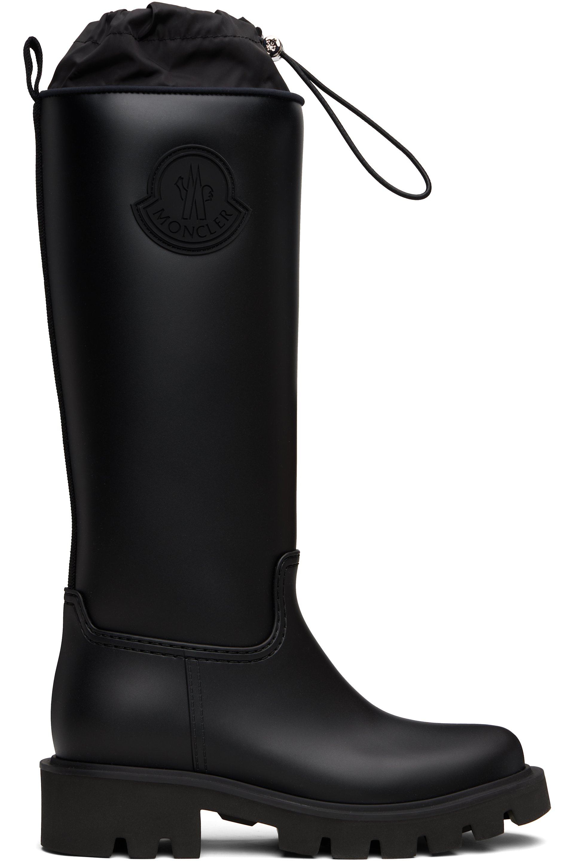 Moncler - Black Kickstream High Rain Boots