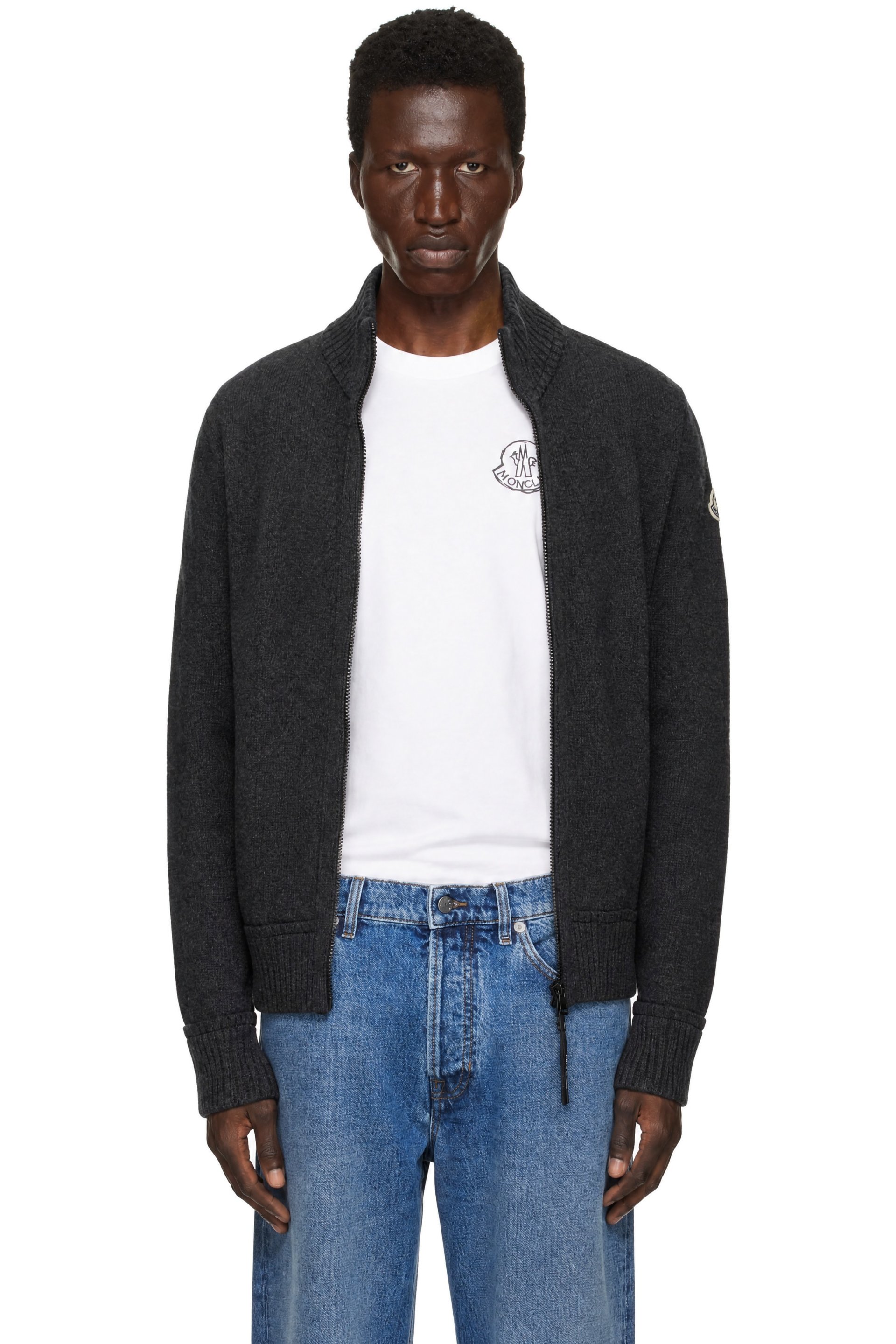 Moncler - Cardigan Archivio gris