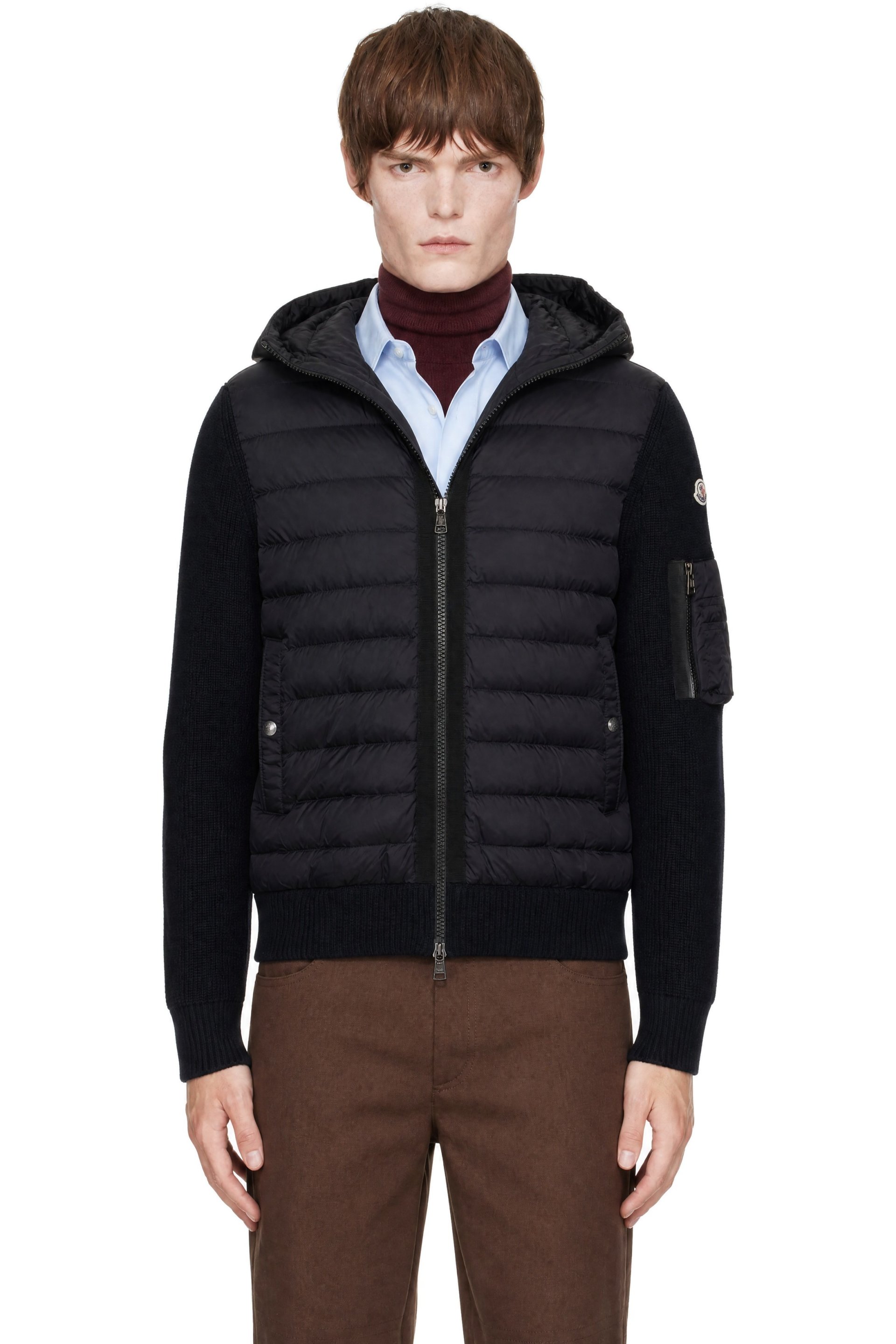 Moncler - Black Padded Zip-Up Down Jacket
