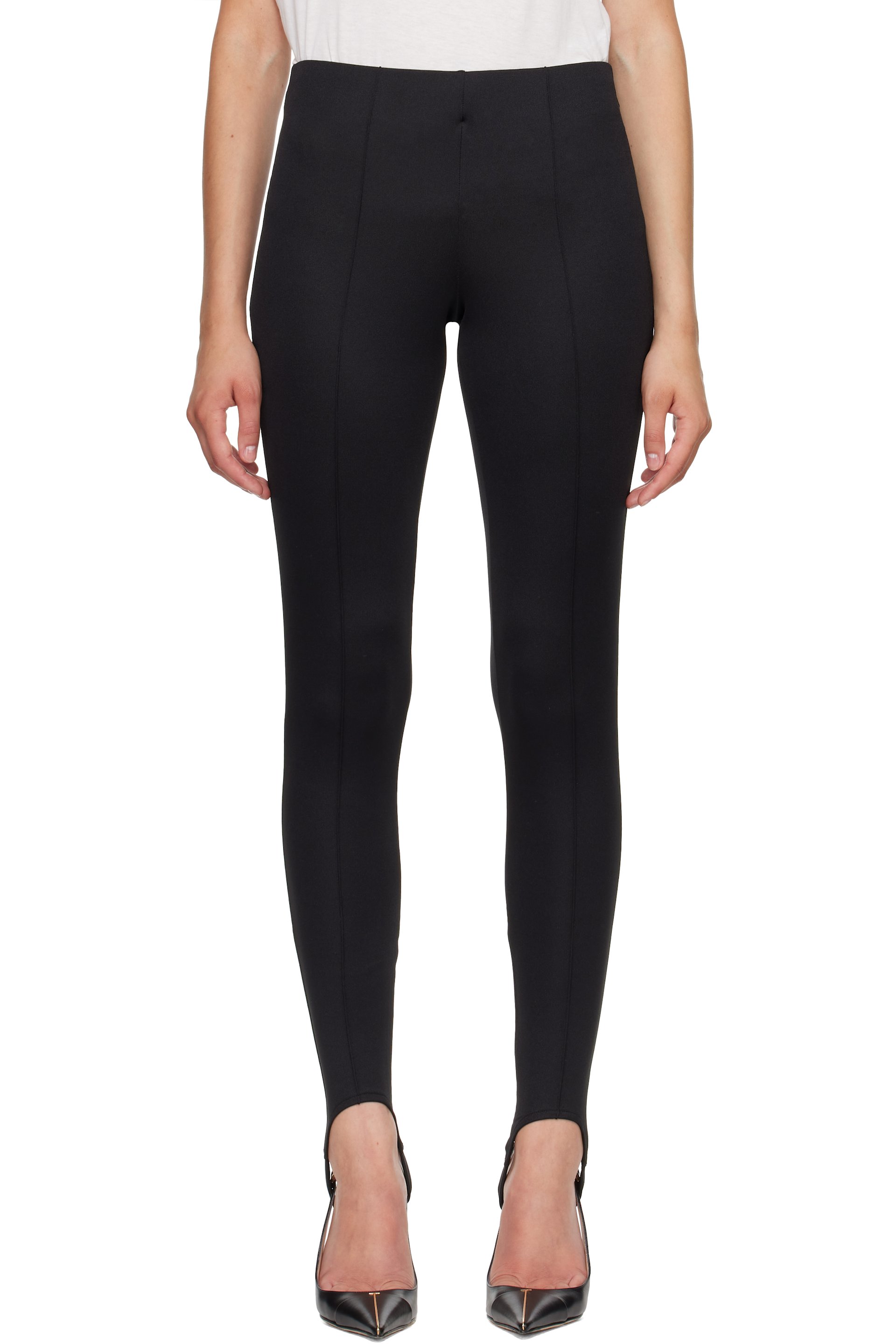 The Frankie Shop - Black Caserta Stirrup Leggings