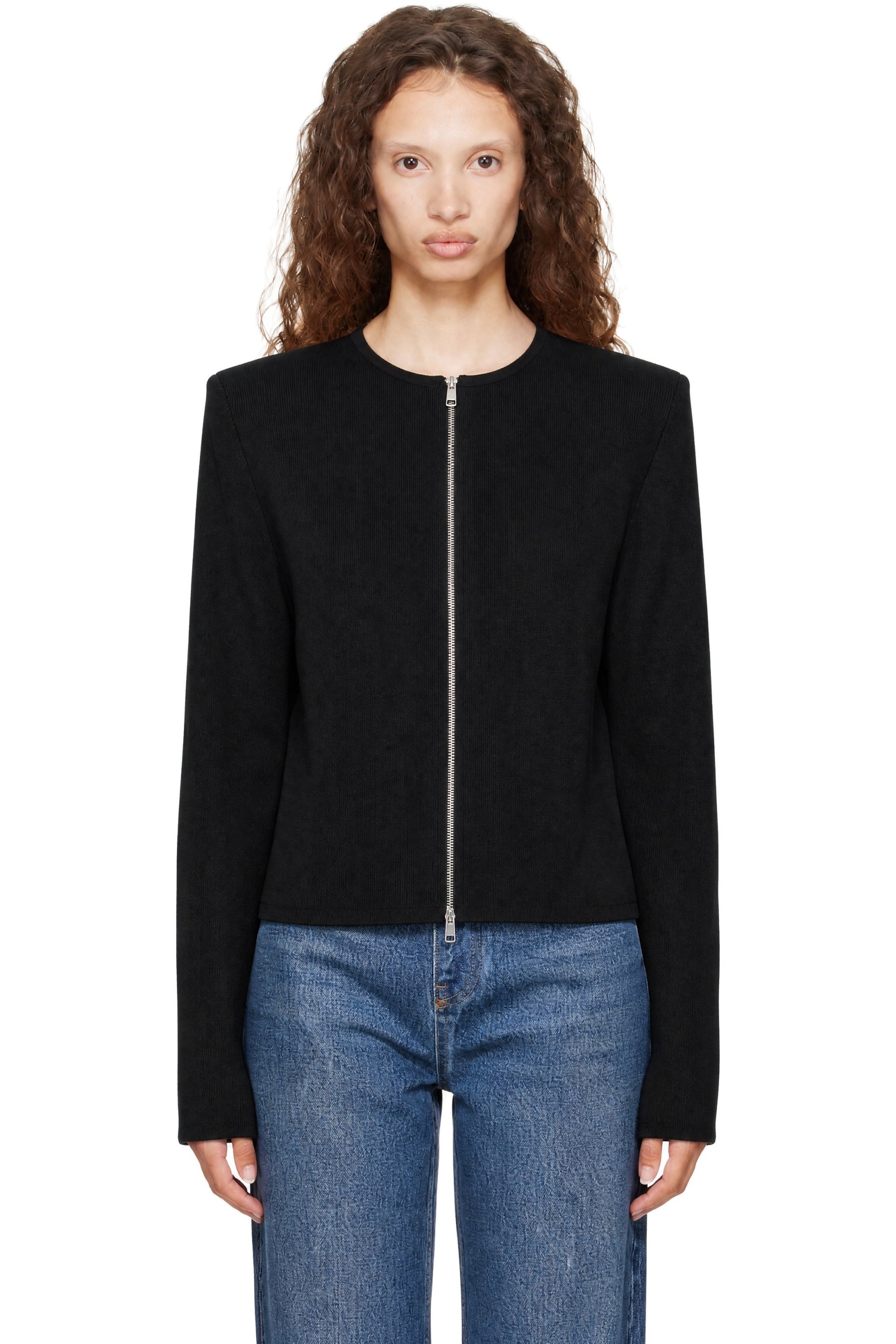 The Frankie Shop - Black Mael Padded Cardigan