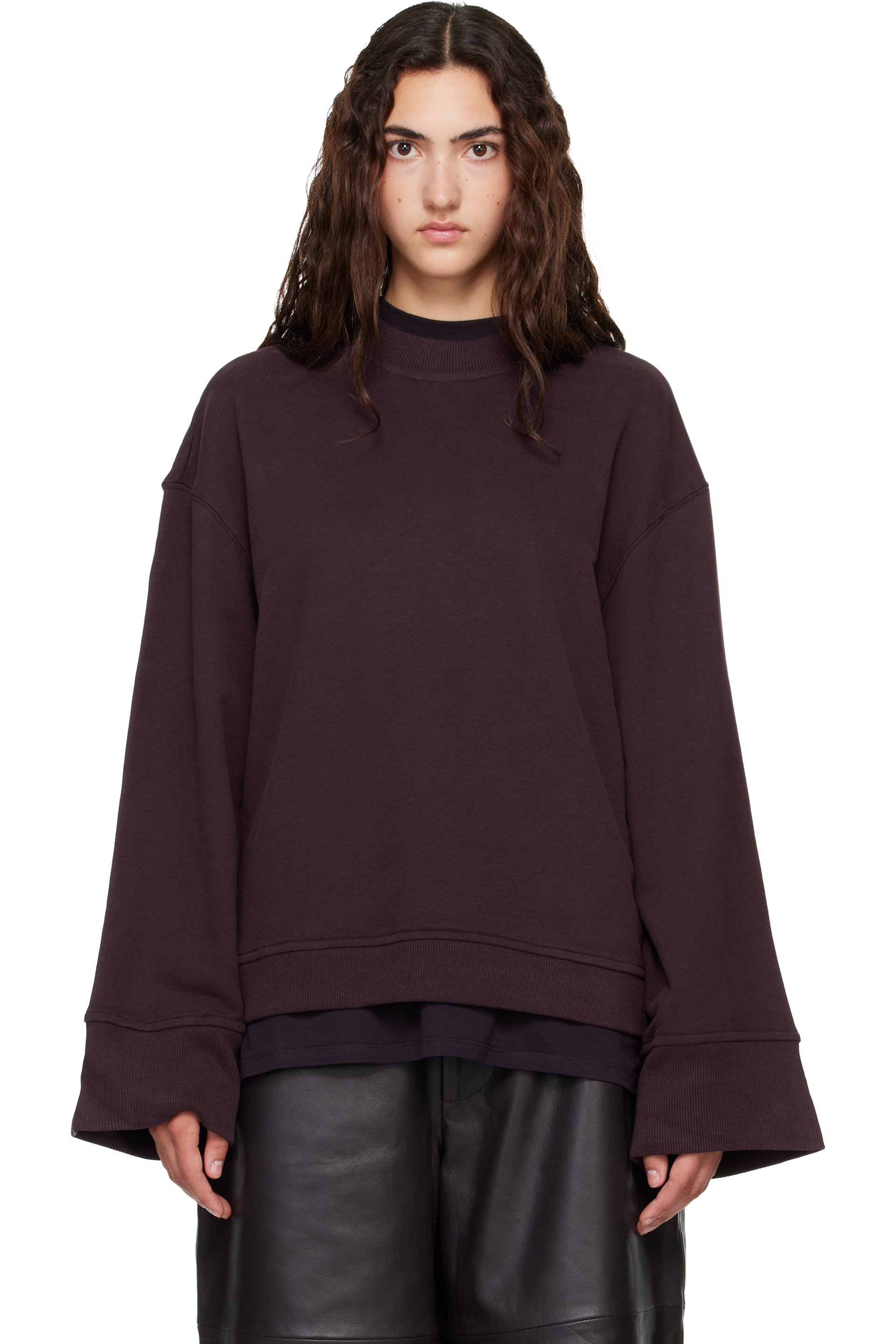 The Frankie Shop - Burgundy Talia Sweatshirt