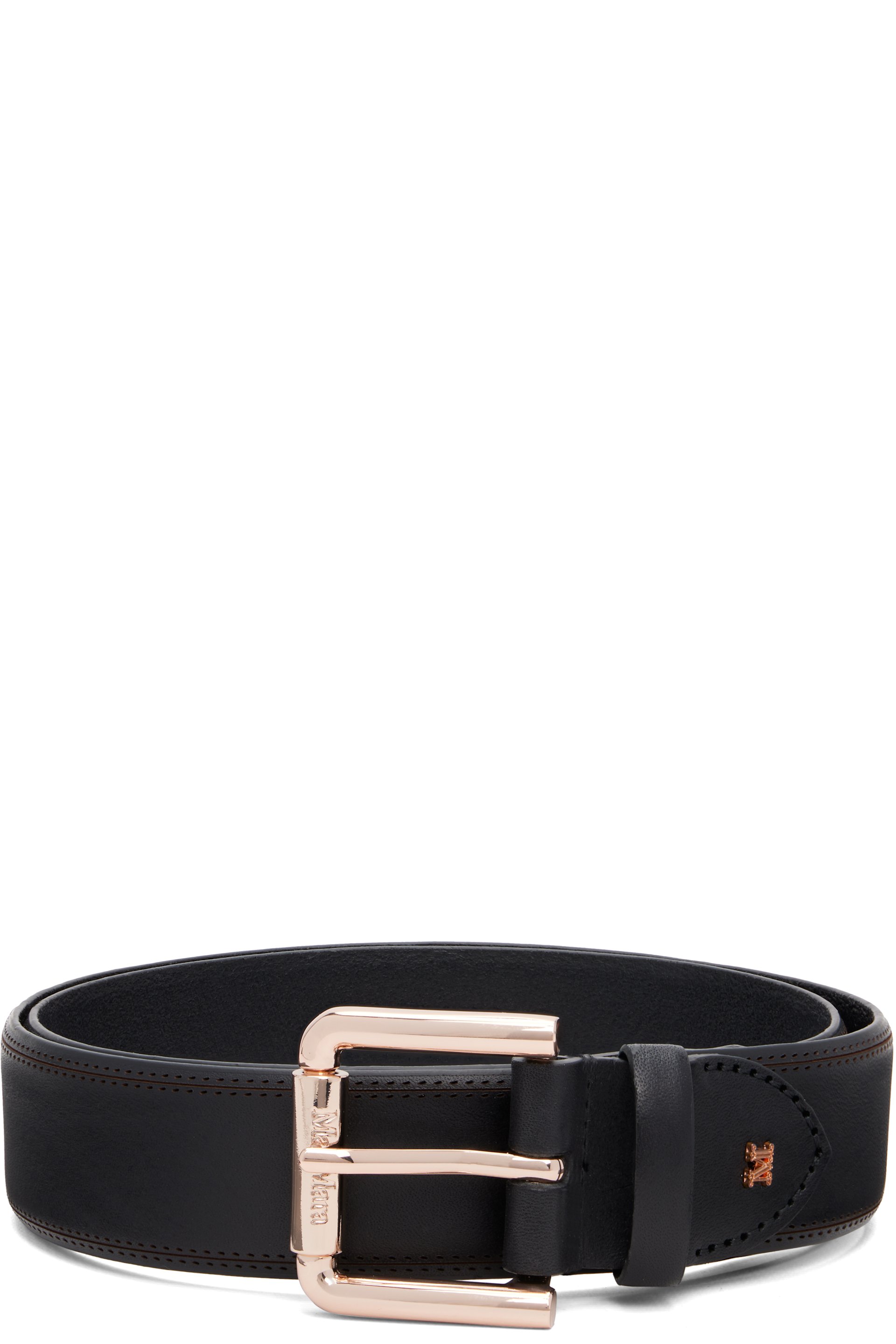 Max Mara - Black Leather Belt