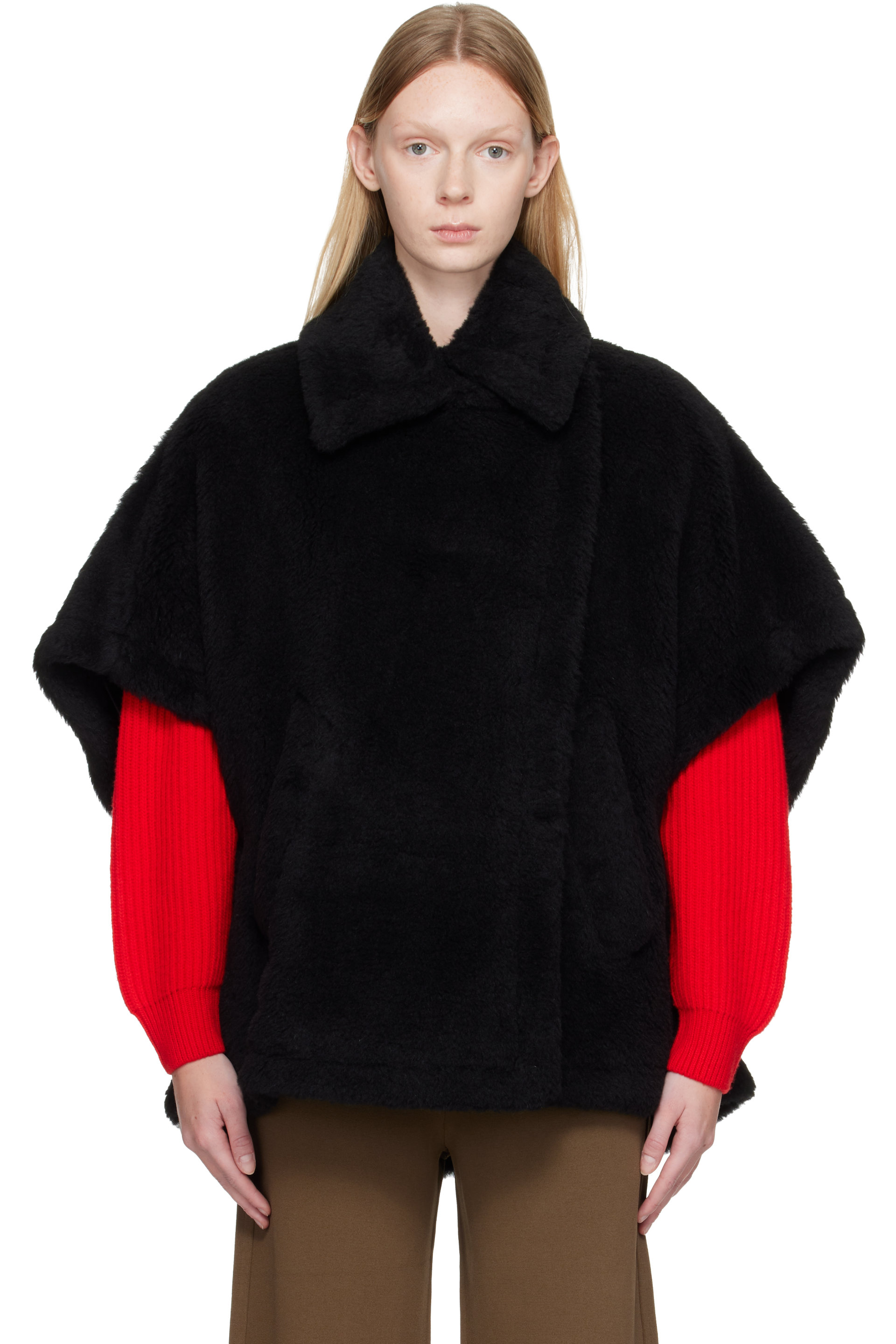 Max Mara - Black Unica Cape
