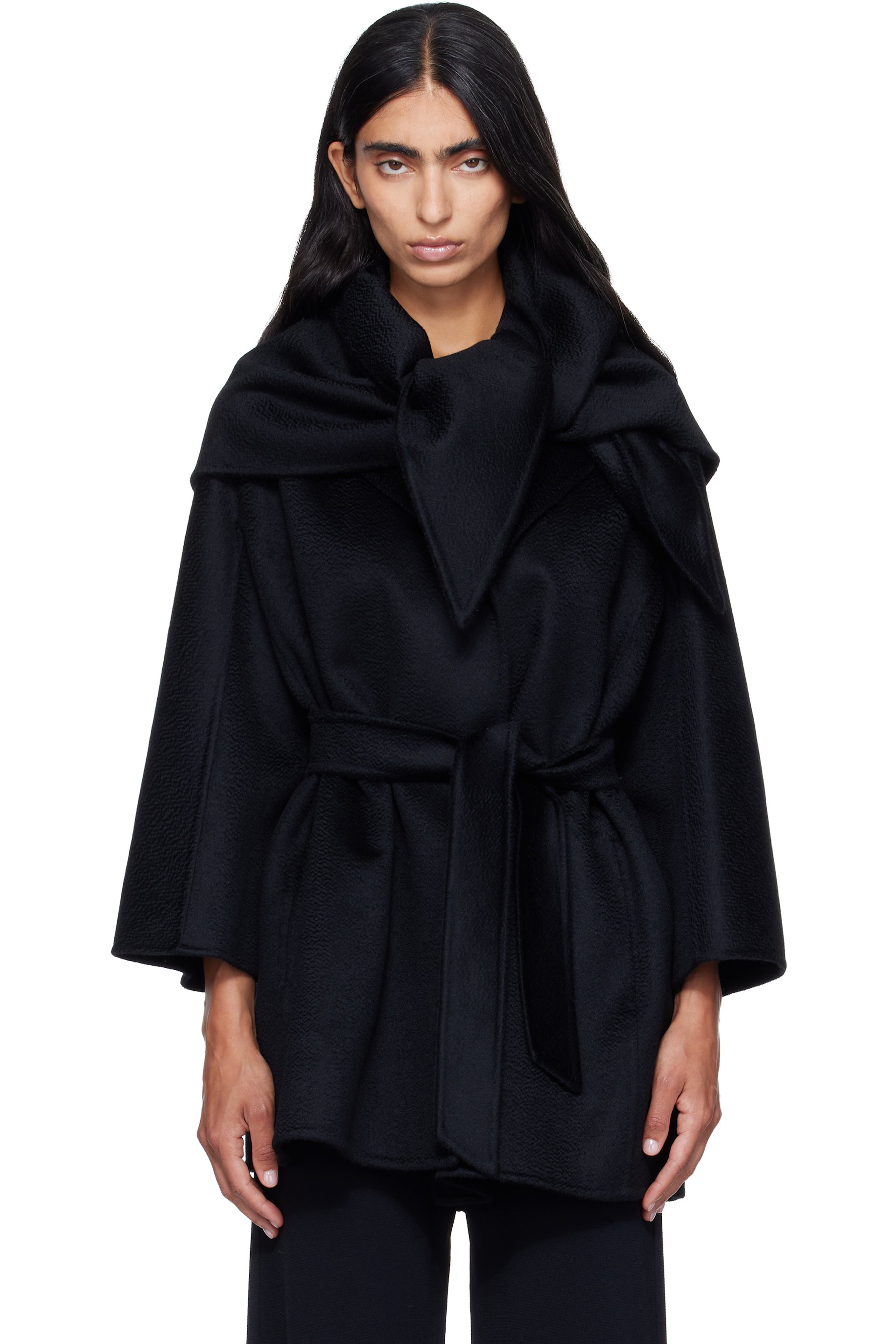 Max Mara - Manteau Detto noir en cachemire