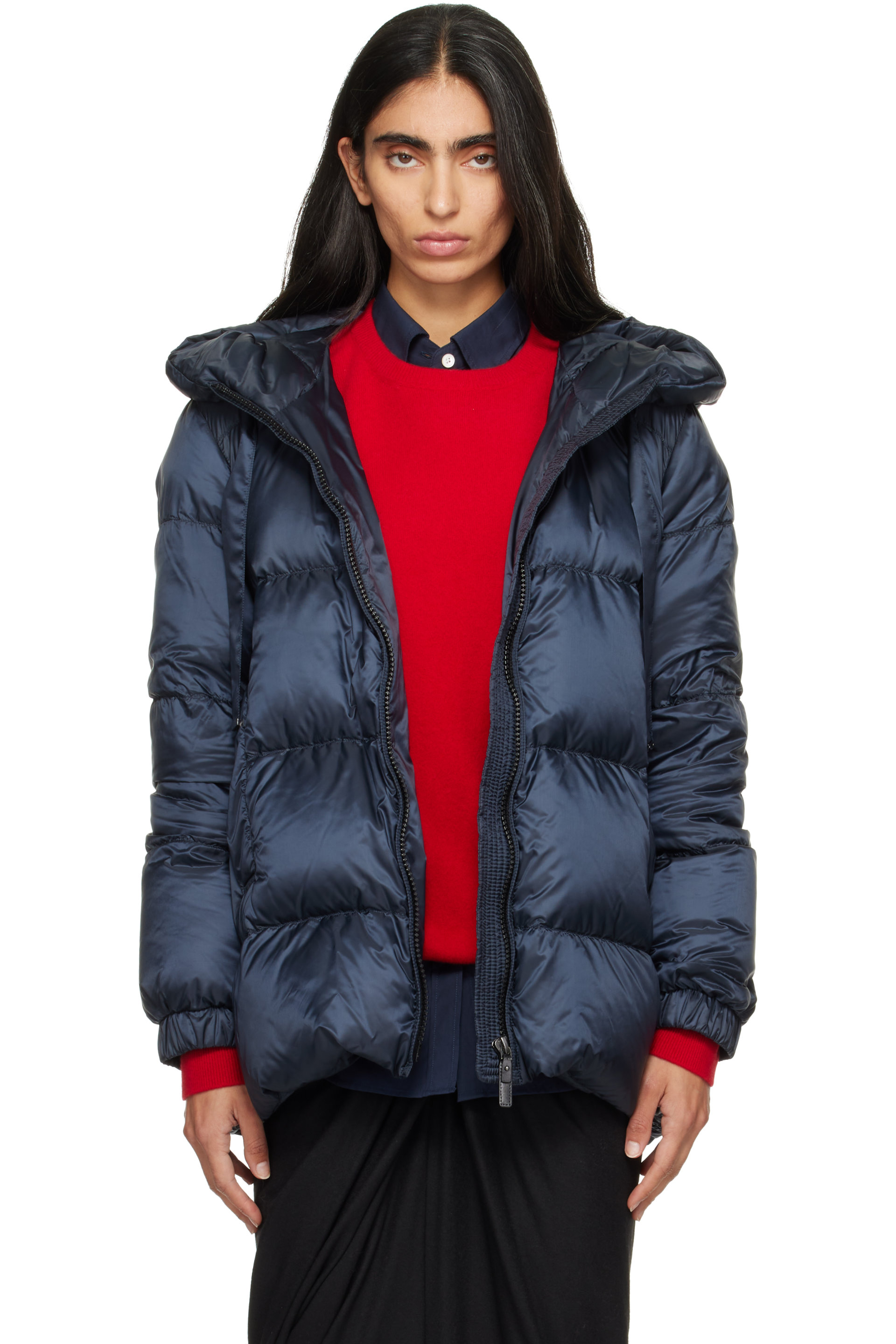 Max Mara - Navy Seia Water-Repellent Down Jacket