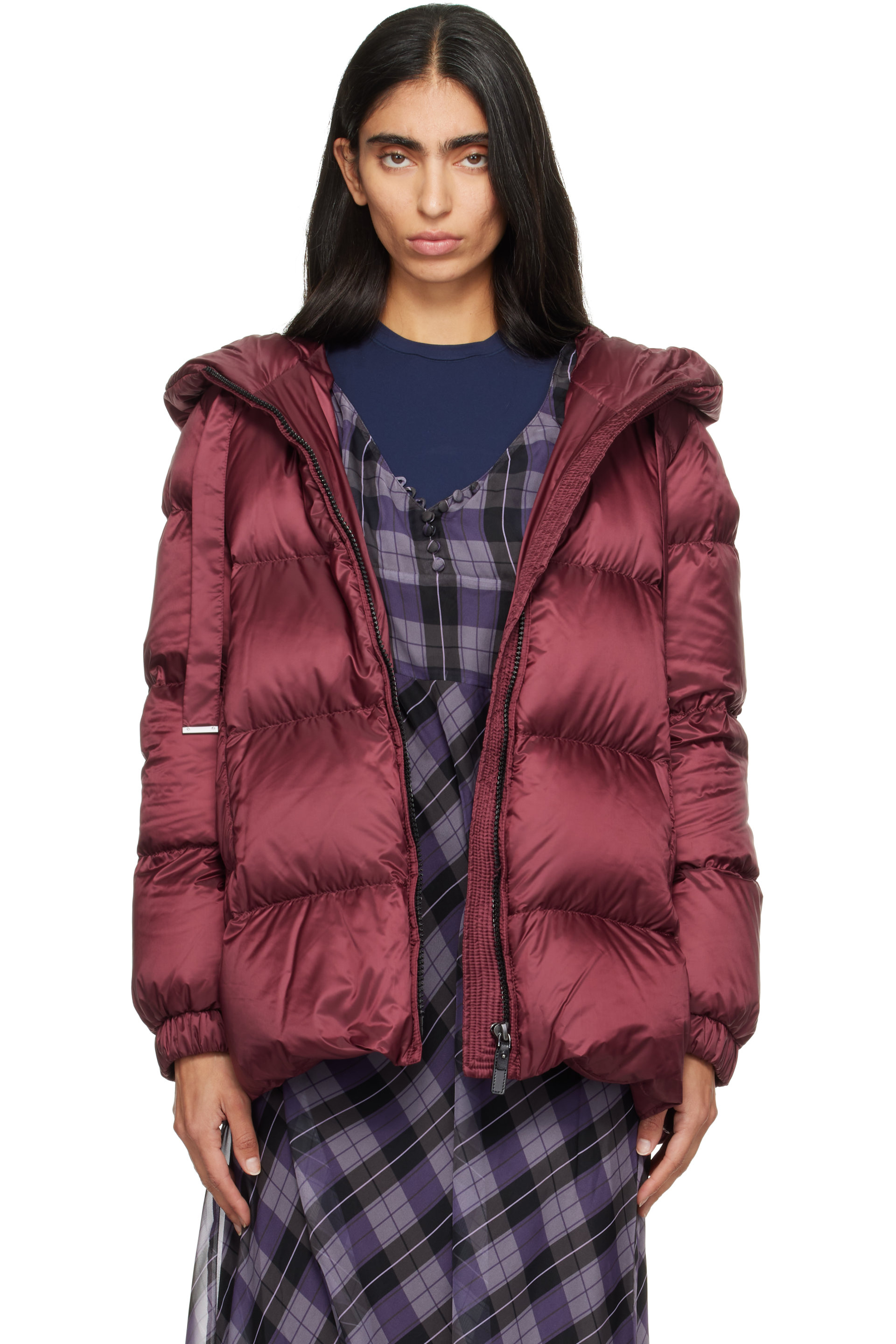 Max Mara - Burgundy Seia Water-Repellent Down Jacket