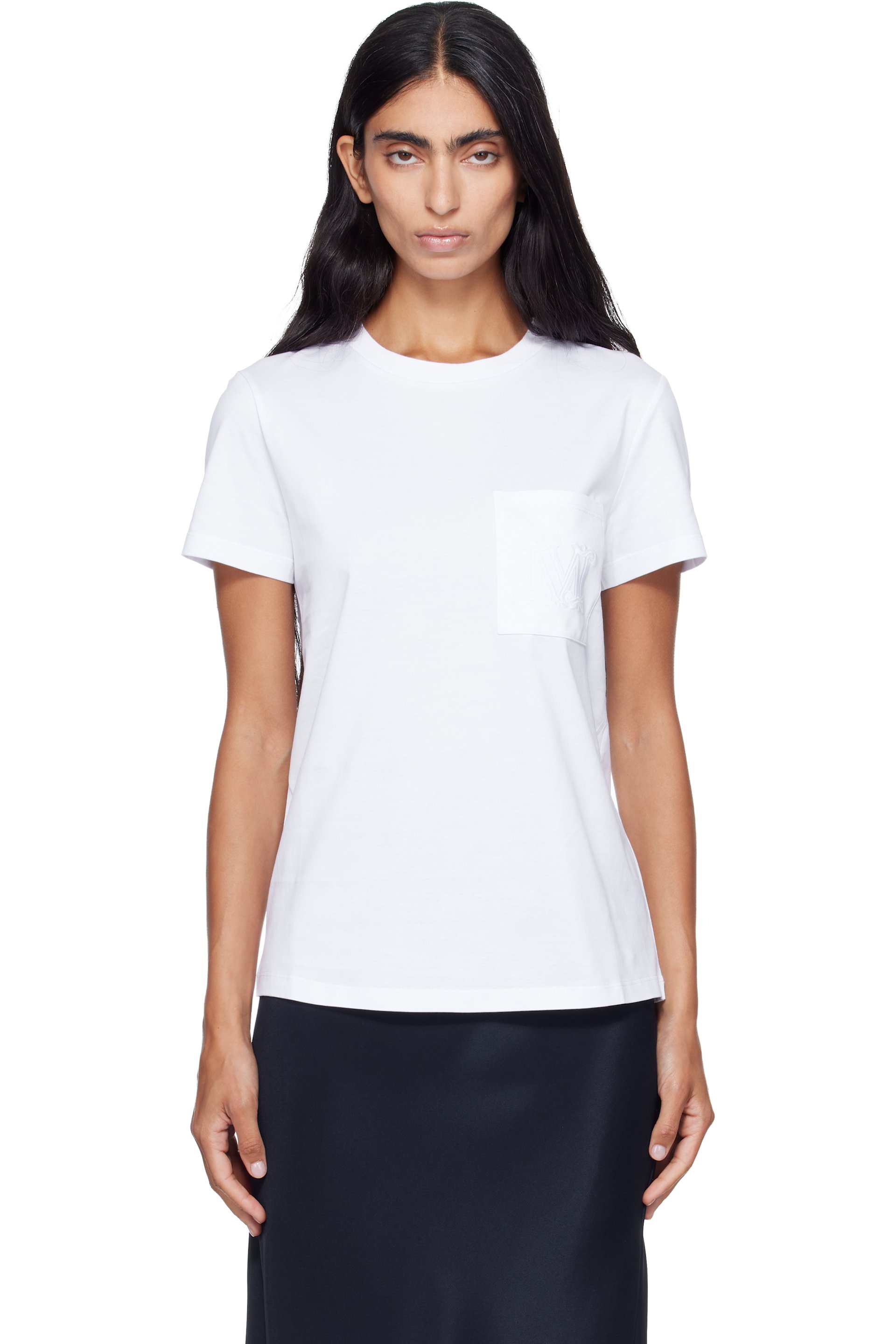 Max Mara - T-shirt Papaia blanc