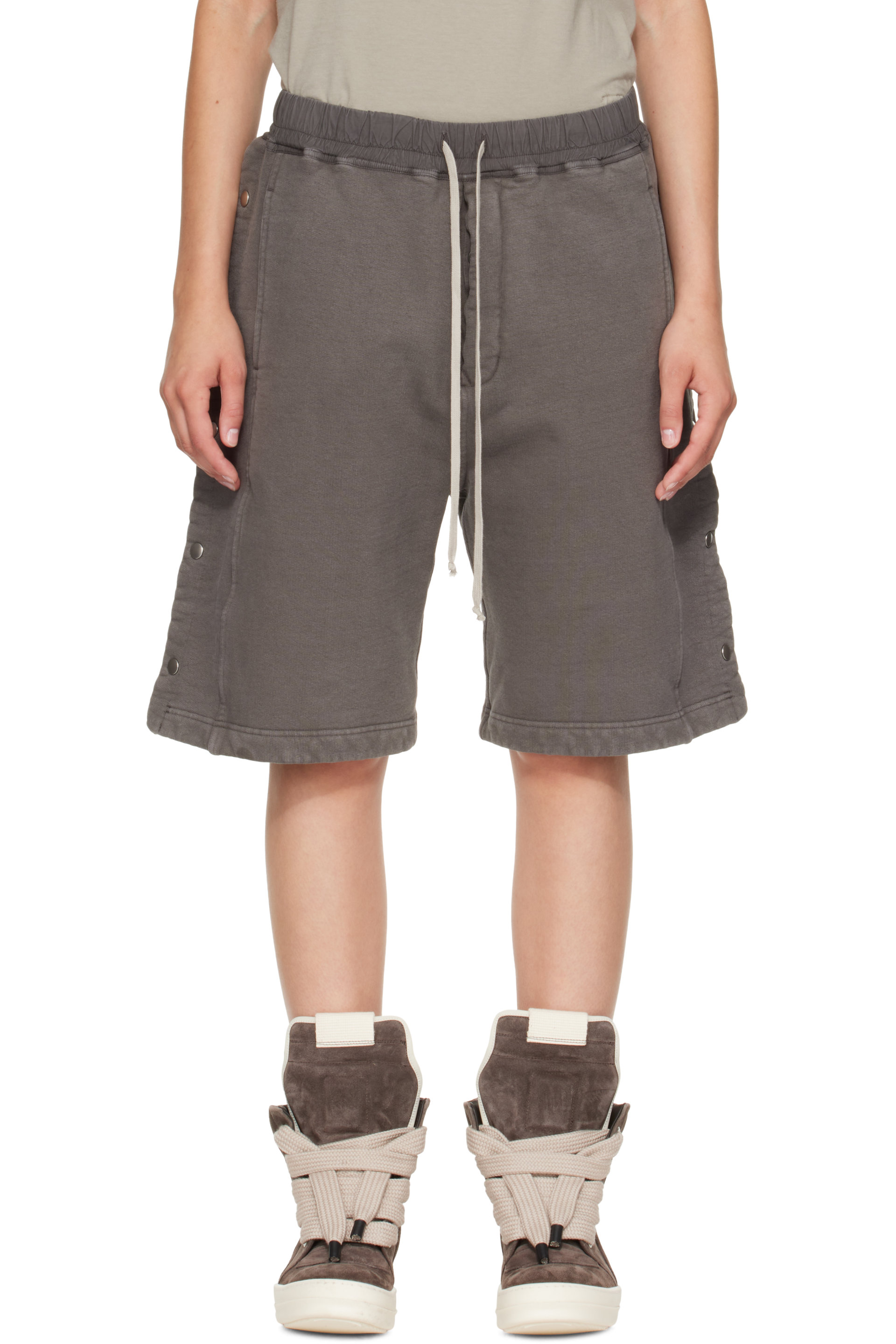 Rick Owens DRKSHDW - Gray Tower Pusher Shorts