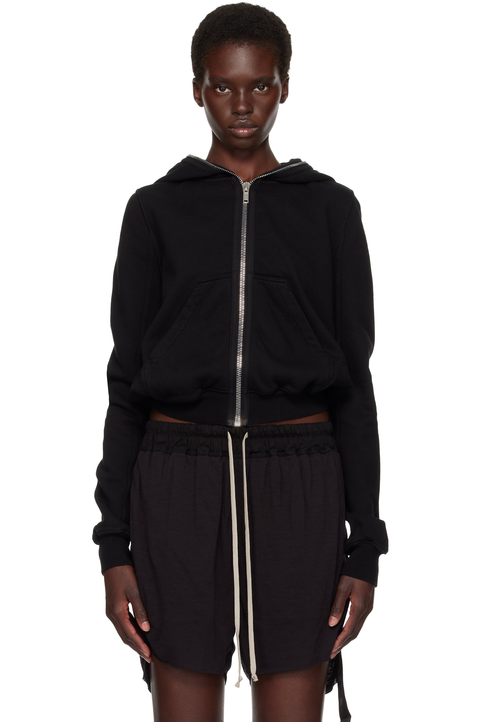 Rick Owens DRKSHDW - Black Tower Small Hoodie