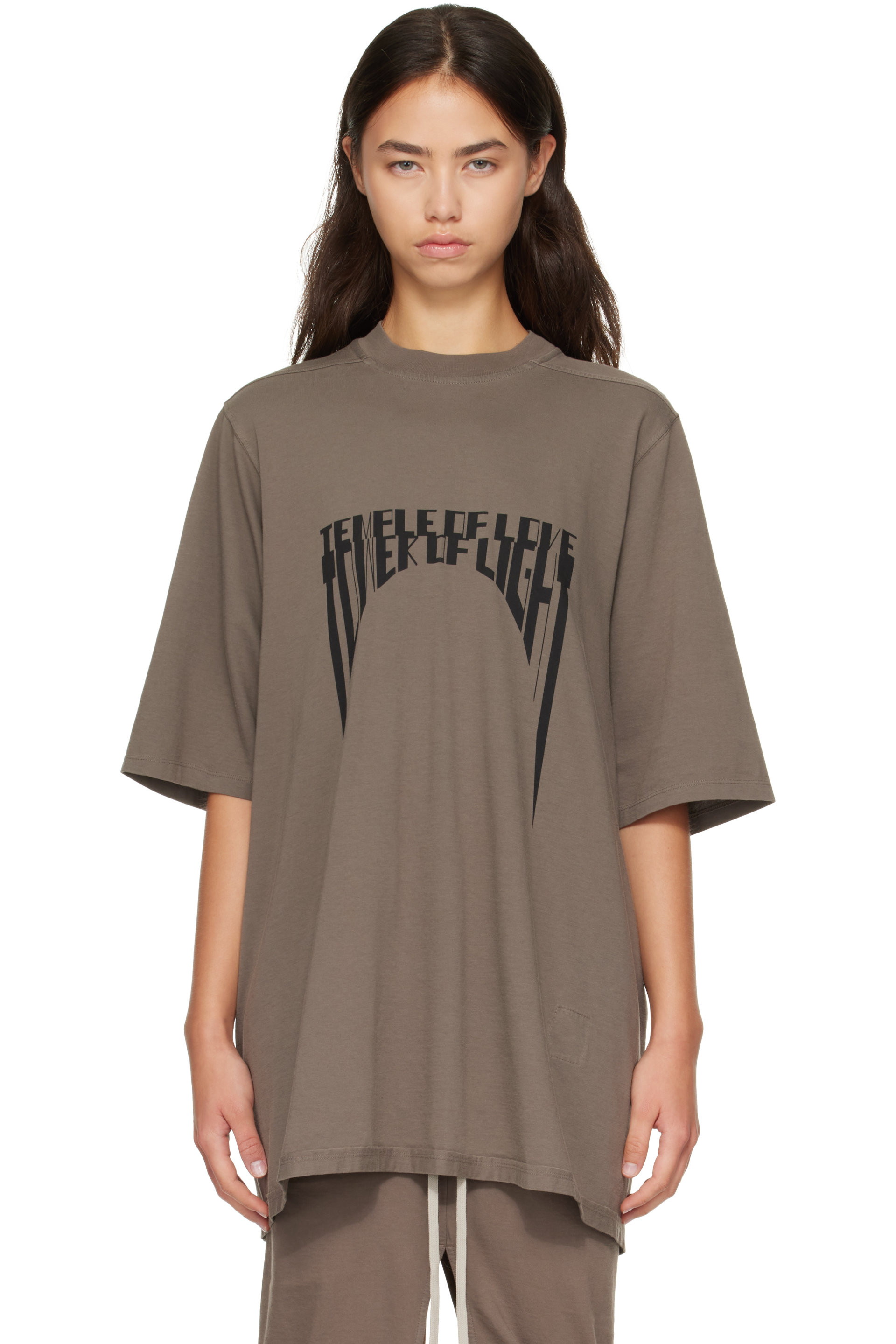Rick Owens DRKSHDW - Gray Tower Jumbo S/S T-shirt