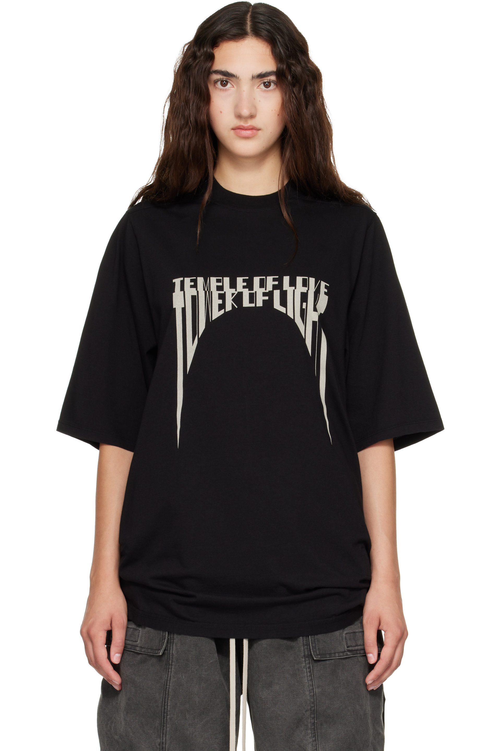 Rick Owens DRKSHDW - Black Tower Jumbo S/S T-shirt