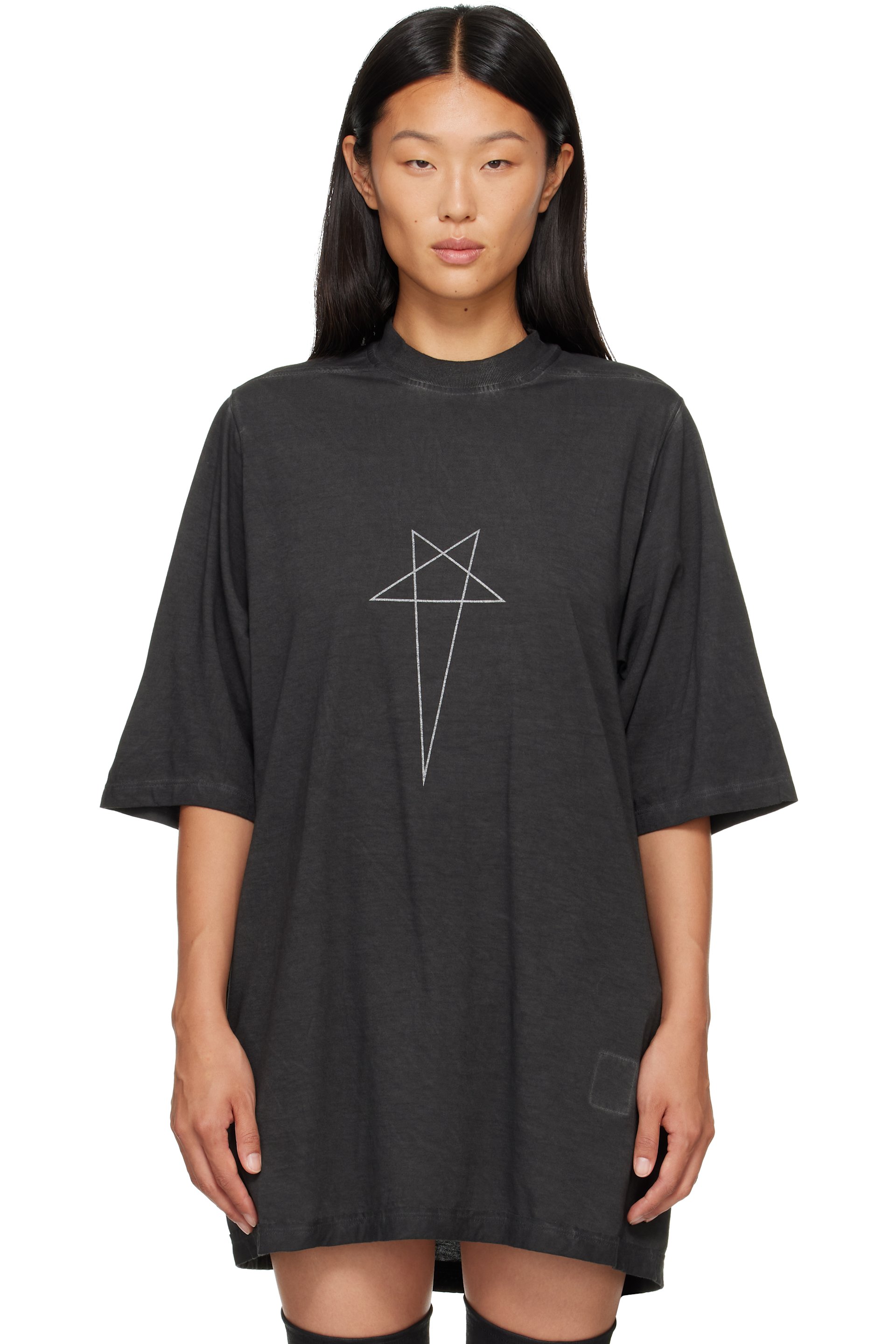 Rick Owens DRKSHDW - Black Tower Jumbo S/S T-shirt